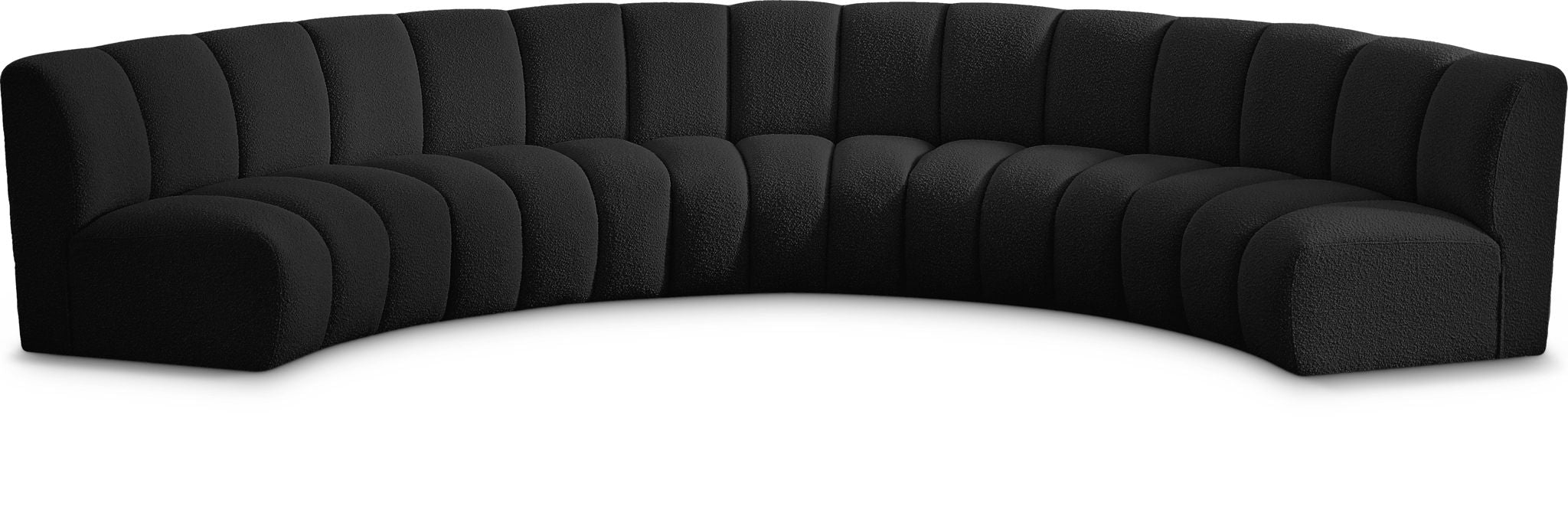 Infinity - 5 Piece Boucle Modular Sectional - Best Buy Furniture