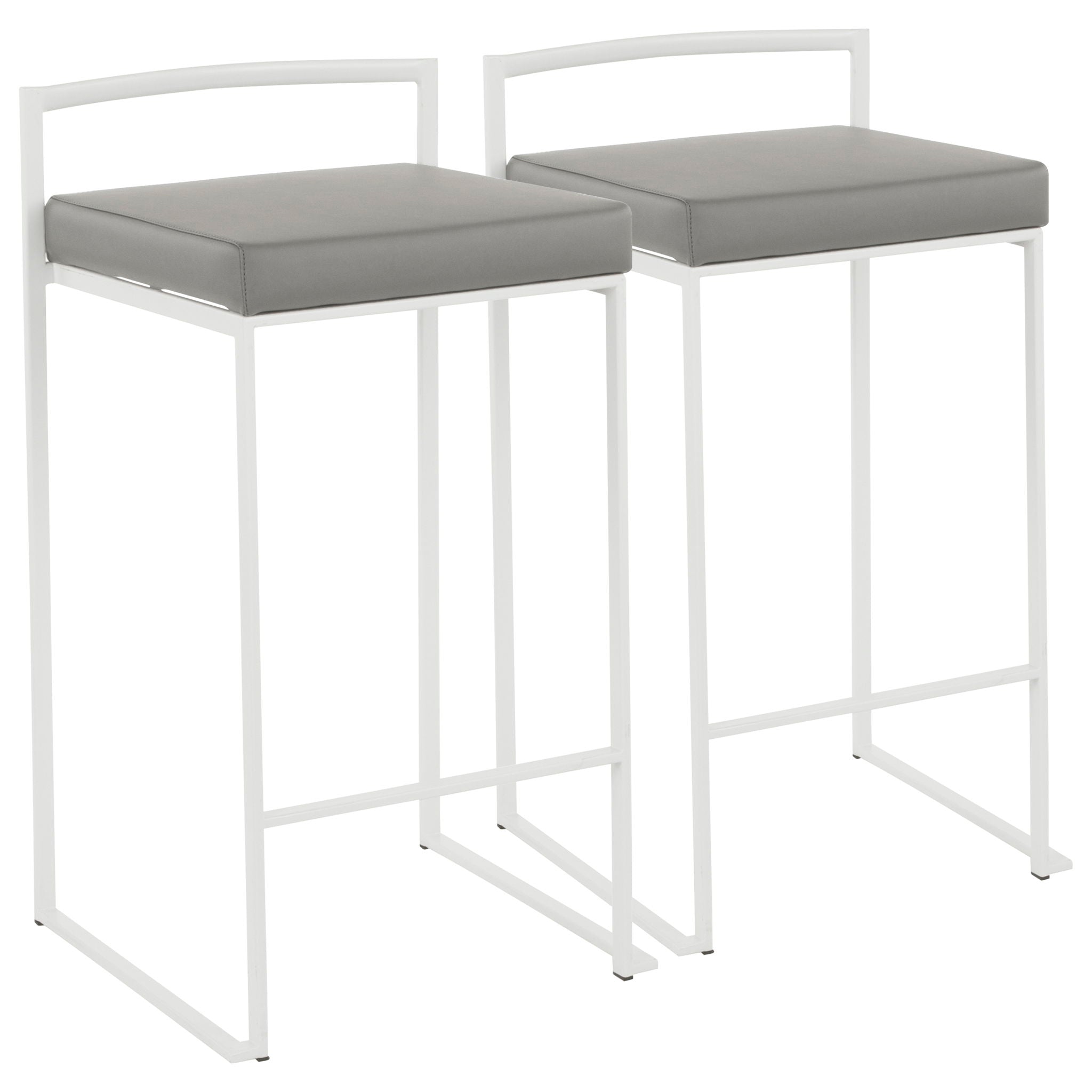 Fuji - Simple Elegance, Contemporary Stackable Counter Stool - Best Buy Furniture