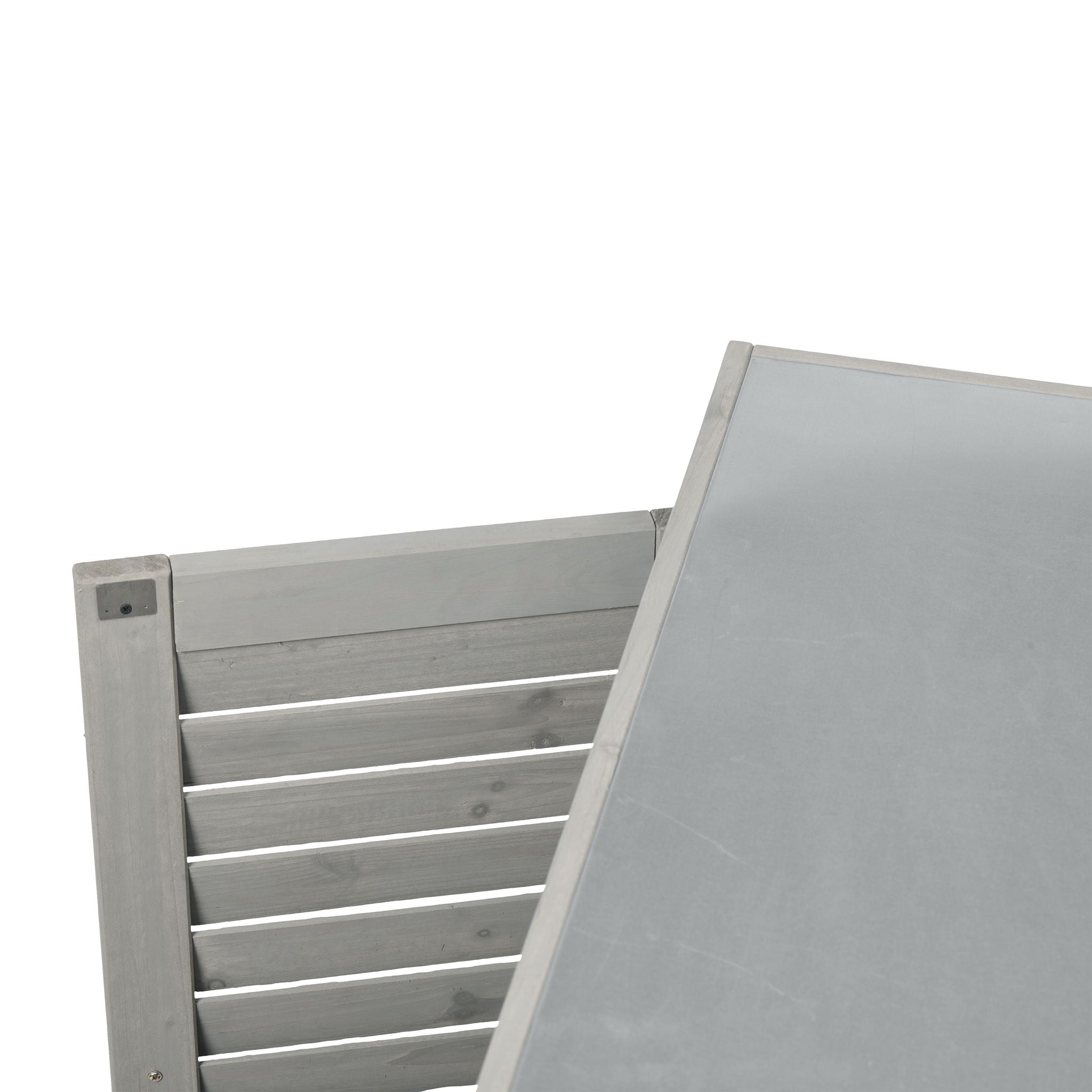 Potting Bench With Storage Cabinet And Metal Table Top For Outdoor - Best Buy Furniture