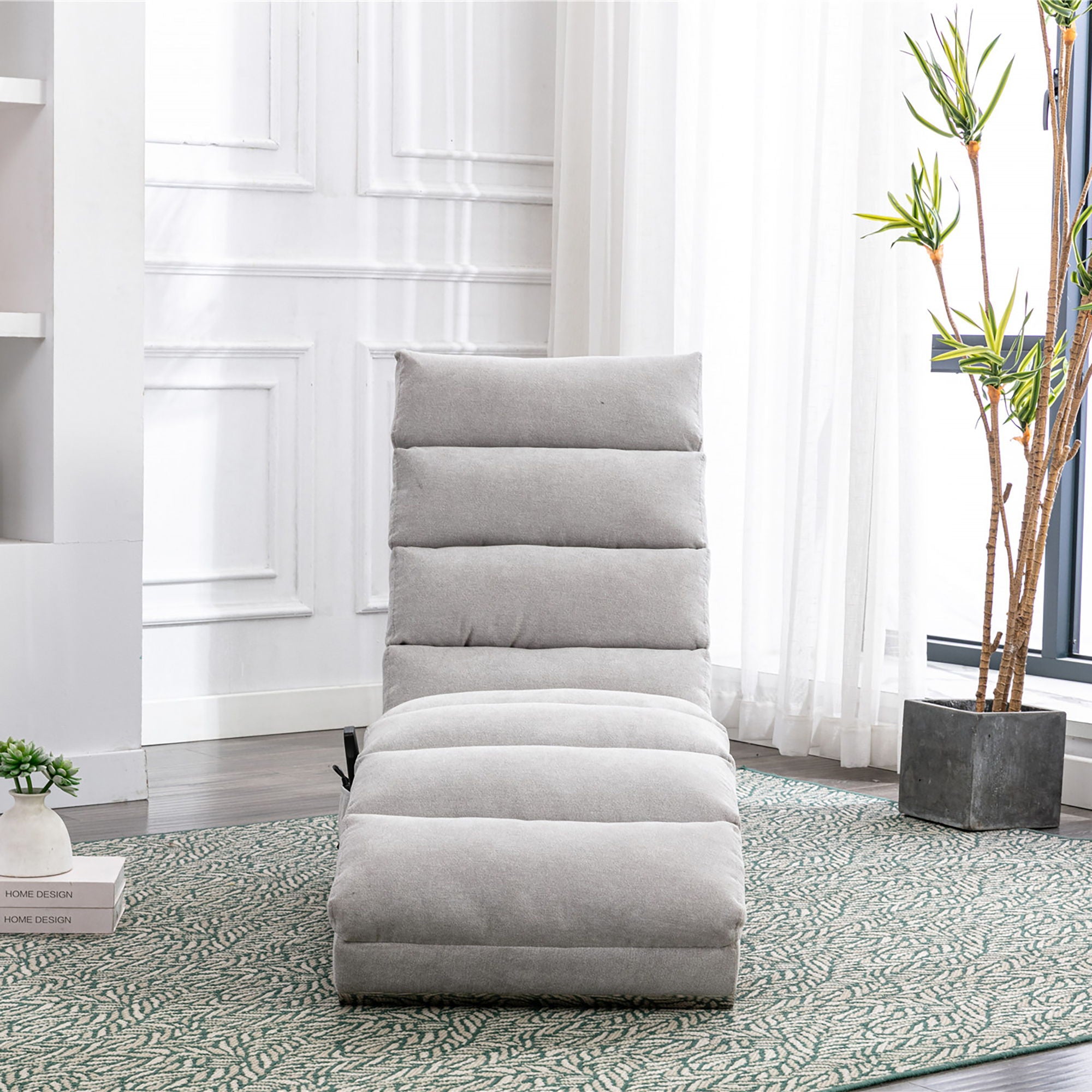 Massage Chaise Lounge Indoor With Remote Control, Ergonomic Electric Massage Lounger - Best Buy Furniture