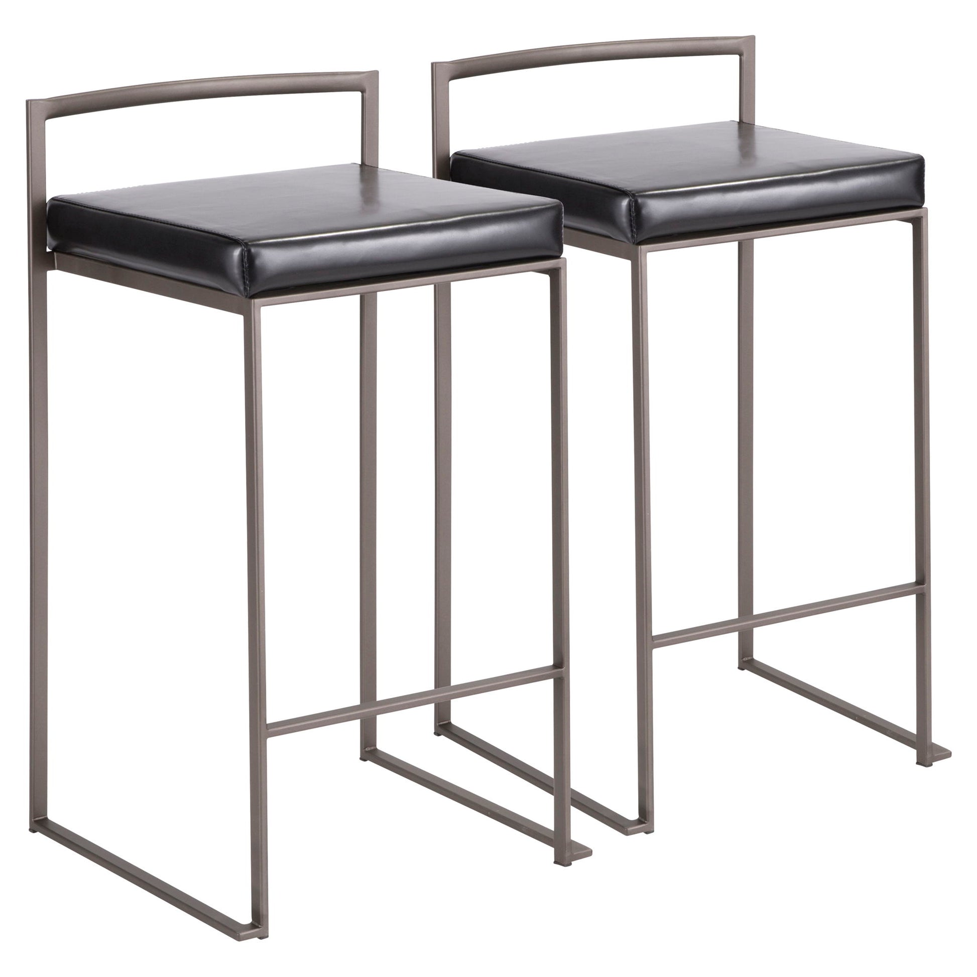 Fuji - Industrial Stackable Counter Stool Elegant Design - Best Buy Furniture