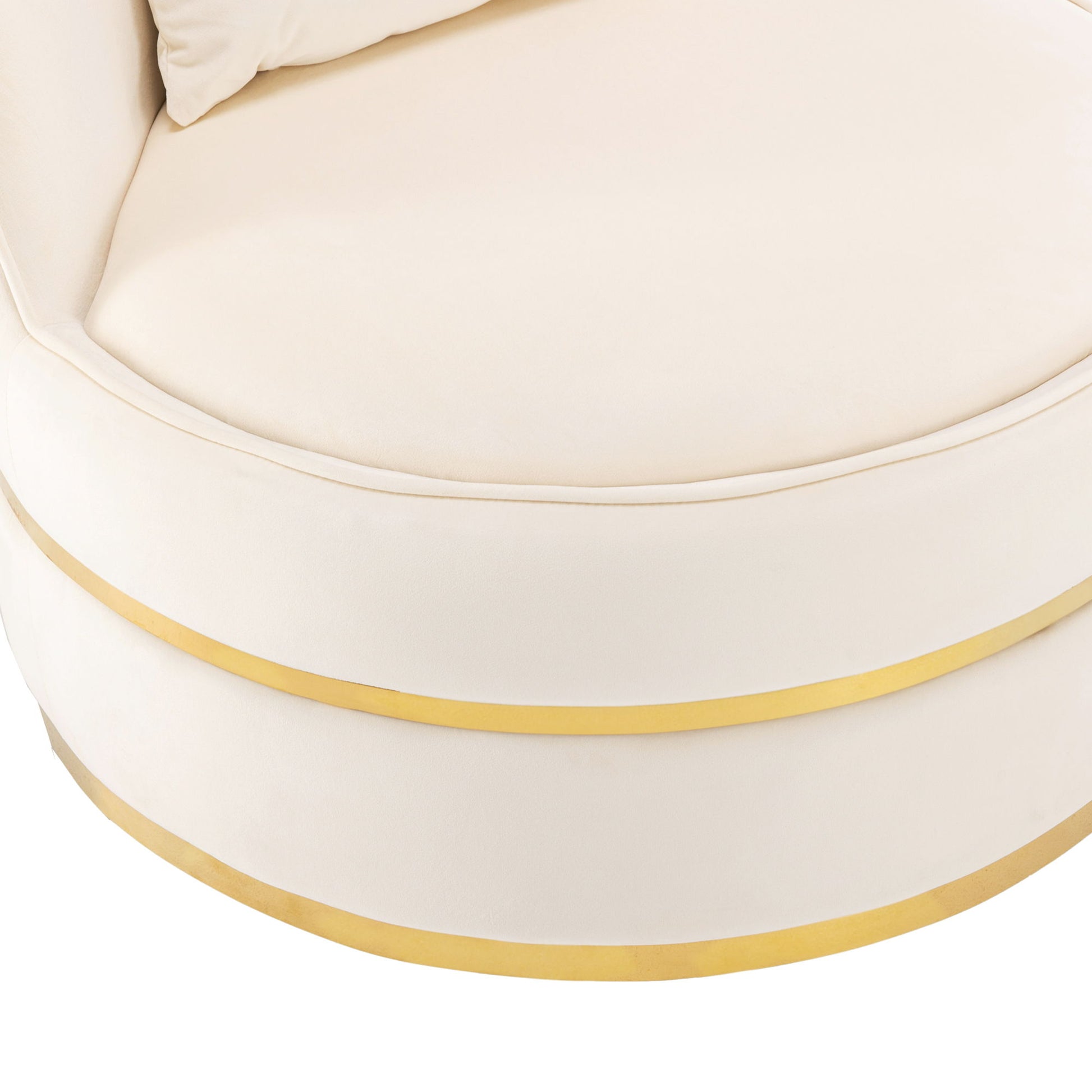 360 Degree Swivel Over Sized Upholstered Barrel Chair - Best Buy Furniture
