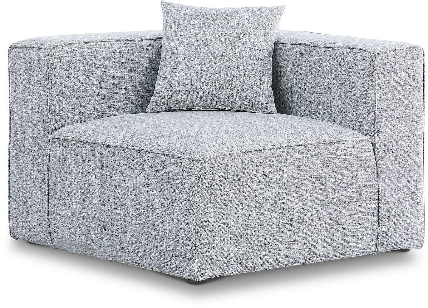 Cube - Linen Corner Chair - Best Buy Furniture