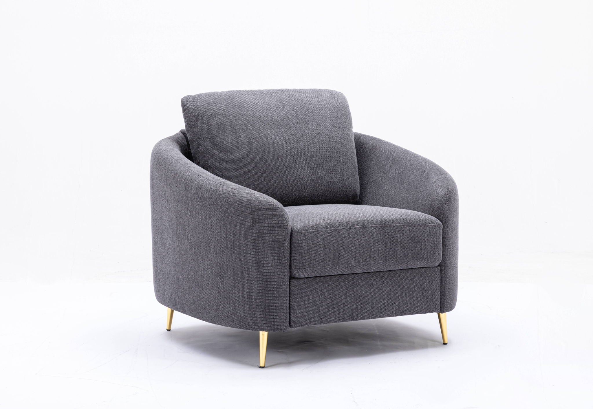 Yuina - Linen Chair - Gray - Best Buy Furniture
