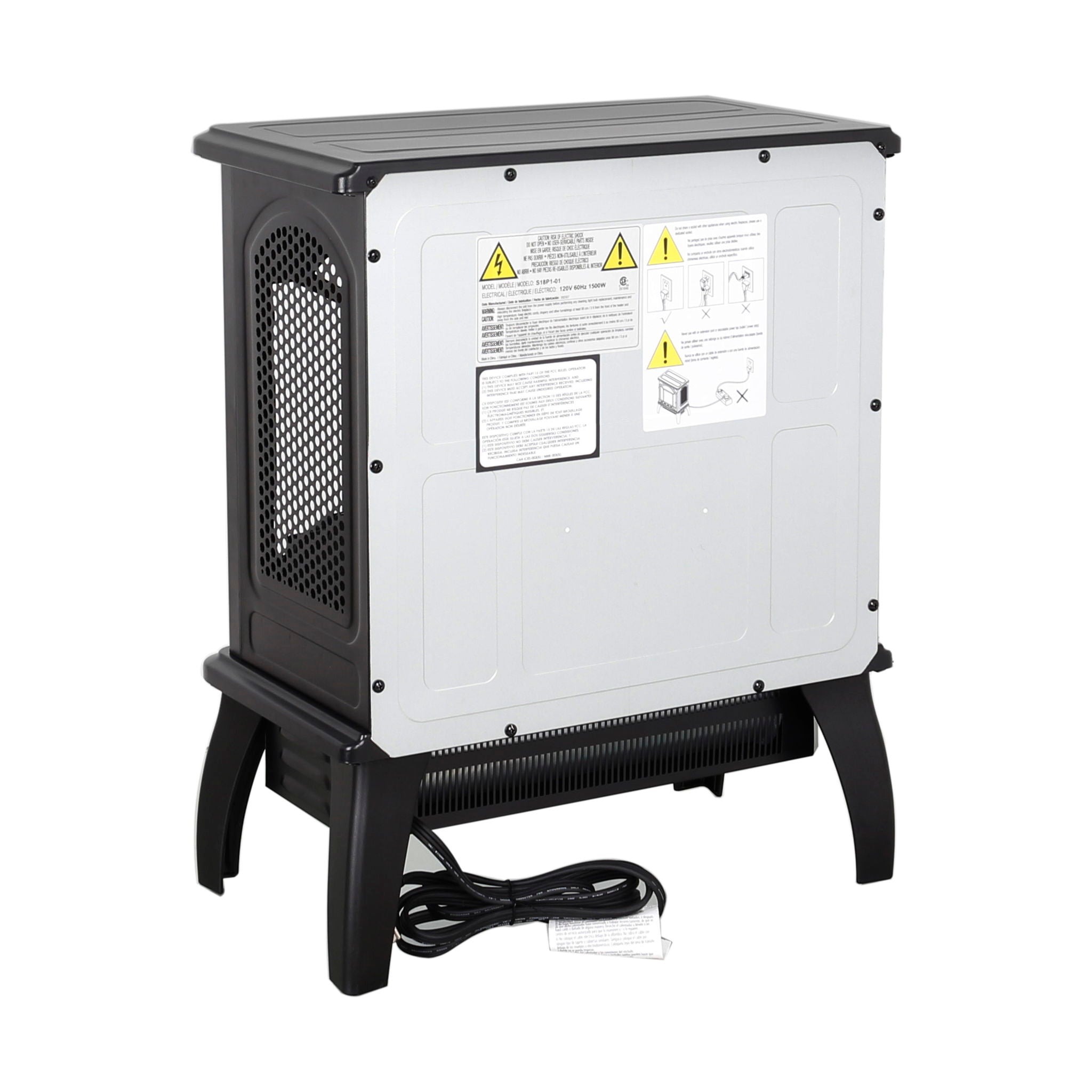 3D Flame Electric Infrared Quartz Fireplace Stove With Remote Control - Best Buy Furniture