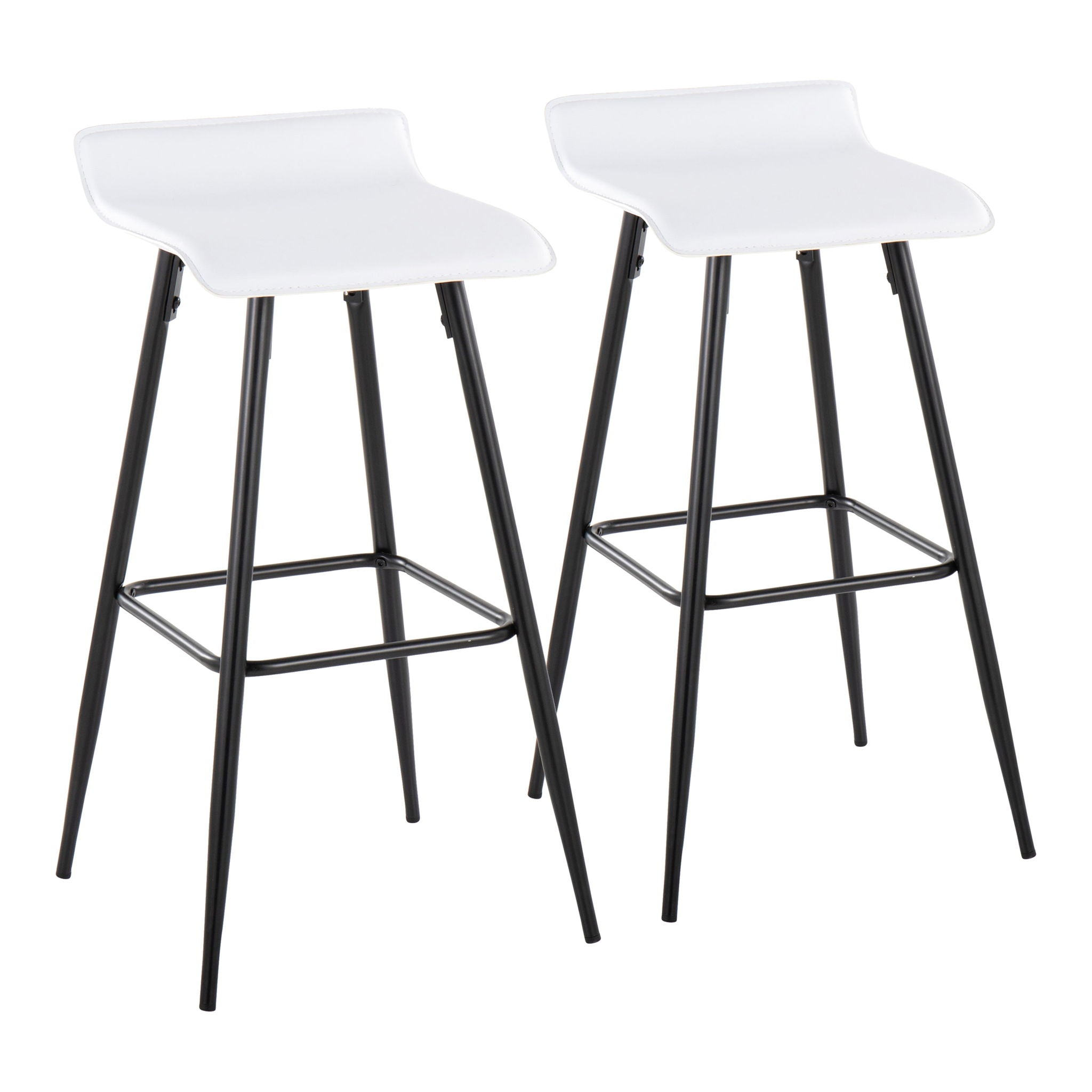 Ale - Contemporary Fixed-Height Bar Stool (Set of 2) - Best Buy Furniture
