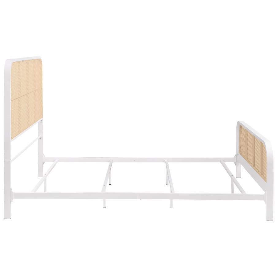 Lanewood - Open Cane Rattan Metal Bed - Best Buy Furniture