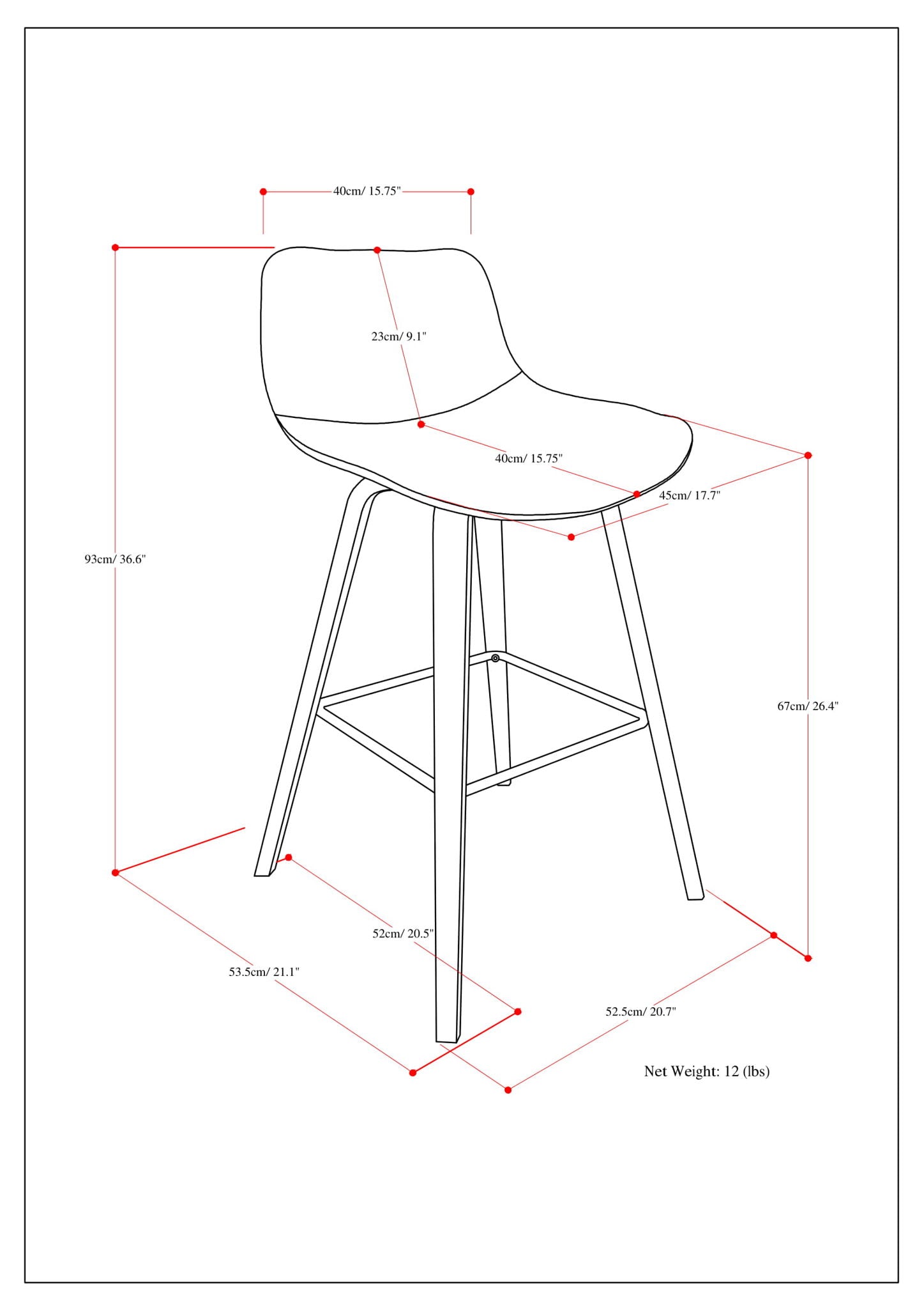 Randolph Bentwood - Upholstered Counter / Bar Height Stool (Set of 2) - Best Buy Furniture