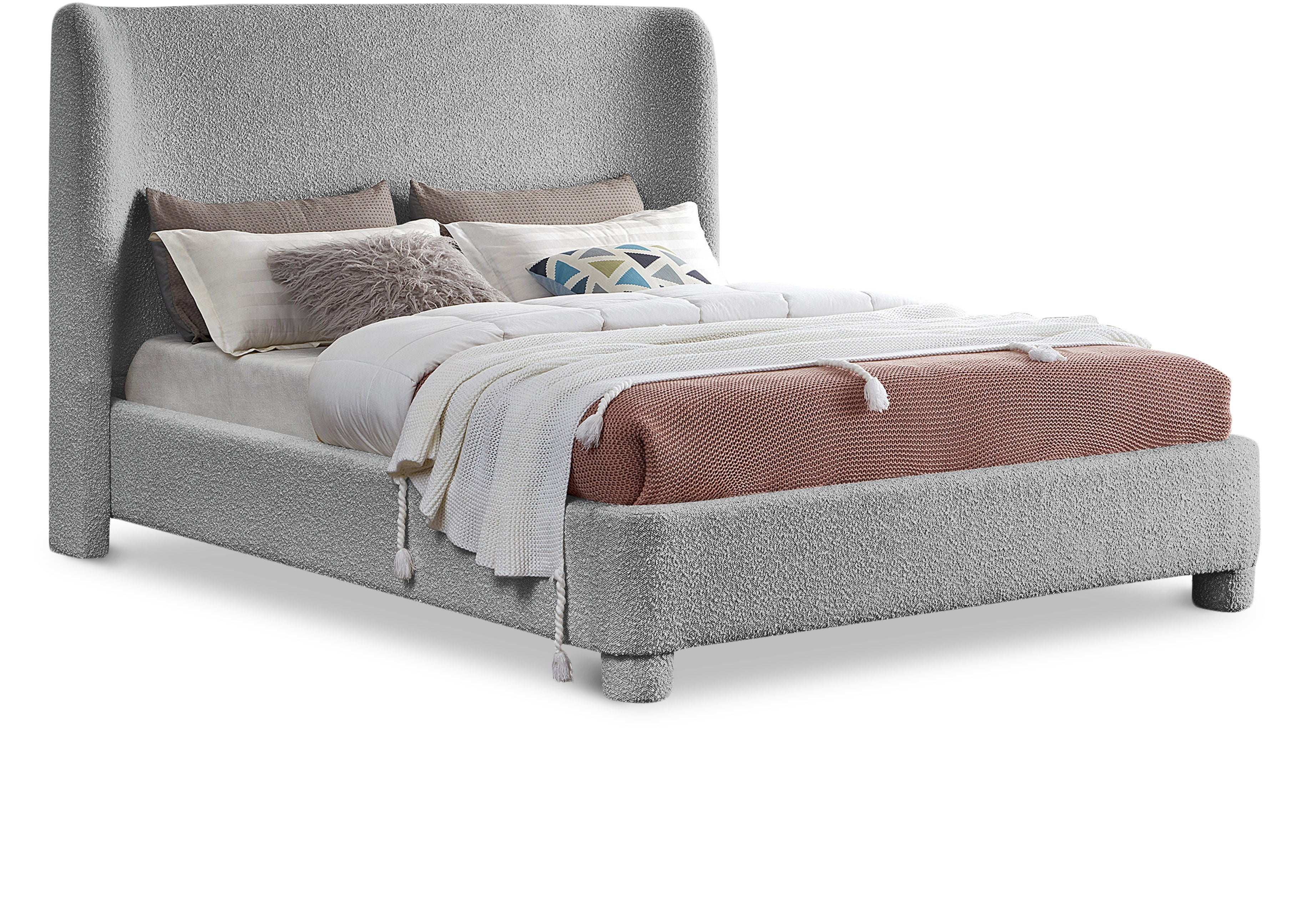 Penny - Boucle Fabric Bed - Best Buy Furniture