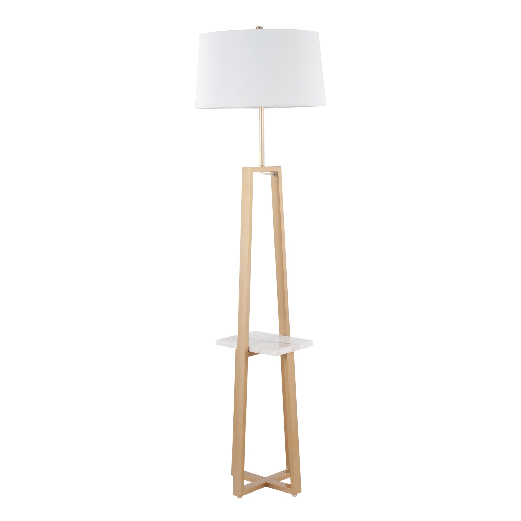 Cosmo - Shelf Contemporary / Glam Floor Lamp - Best Buy Furniture