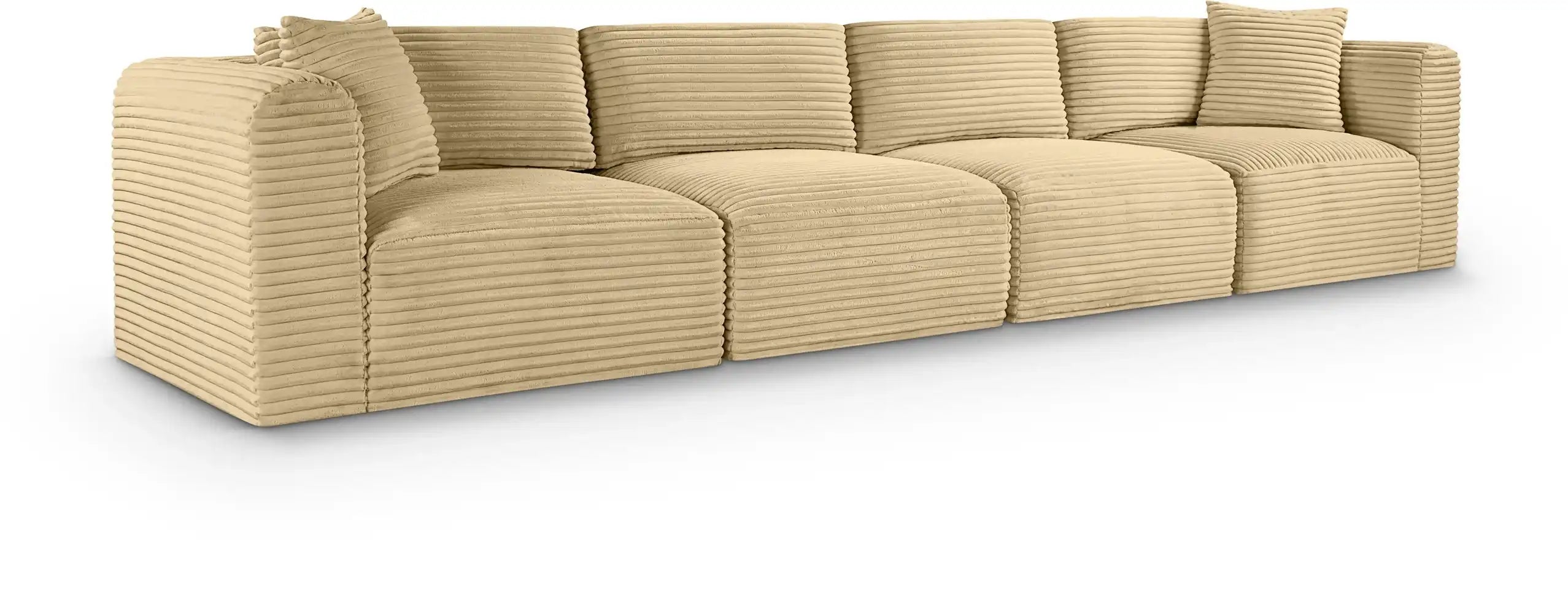 Shaggy - 4 Seat Modular Sofa - Best Buy Furniture