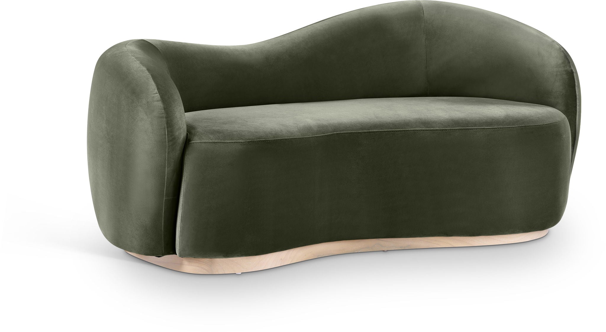 Gustavo - Velvet Upholstered Loveseat - Best Buy Furniture