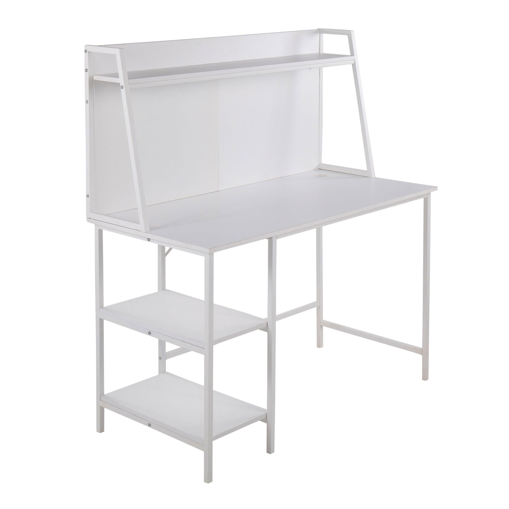 Geo - Shelf Contemporary Desk - Best Buy Furniture
