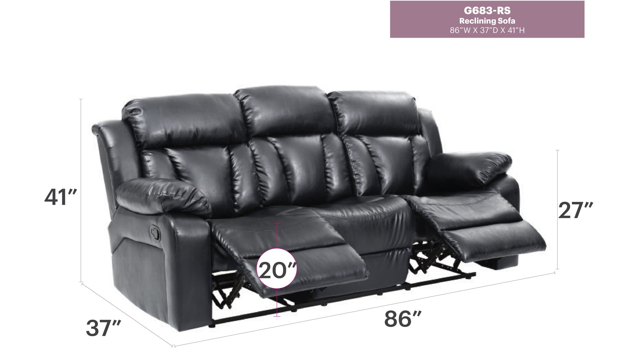 Reclining Sofa For Leisure Elegant - Best Buy Furniture