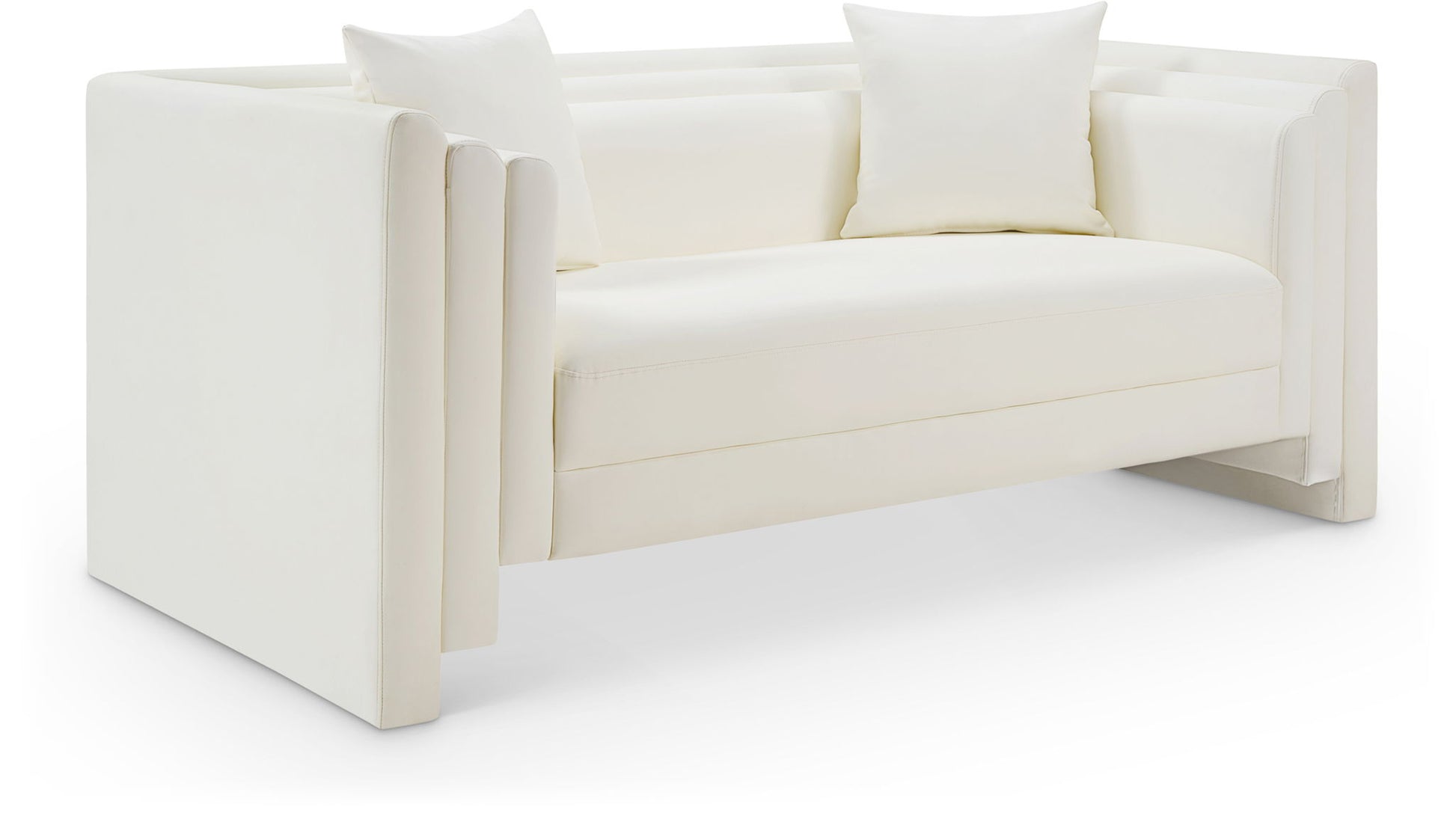 Everett - Vegan Leather Upholstered Loveseat - Best Buy Furniture