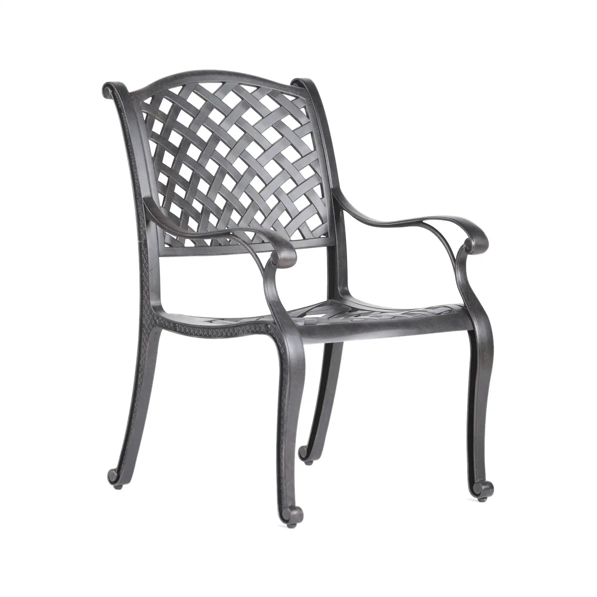 Square 4 Person 43.19" Long Aluminum Dining Set With Cushions - Best Buy Furniture