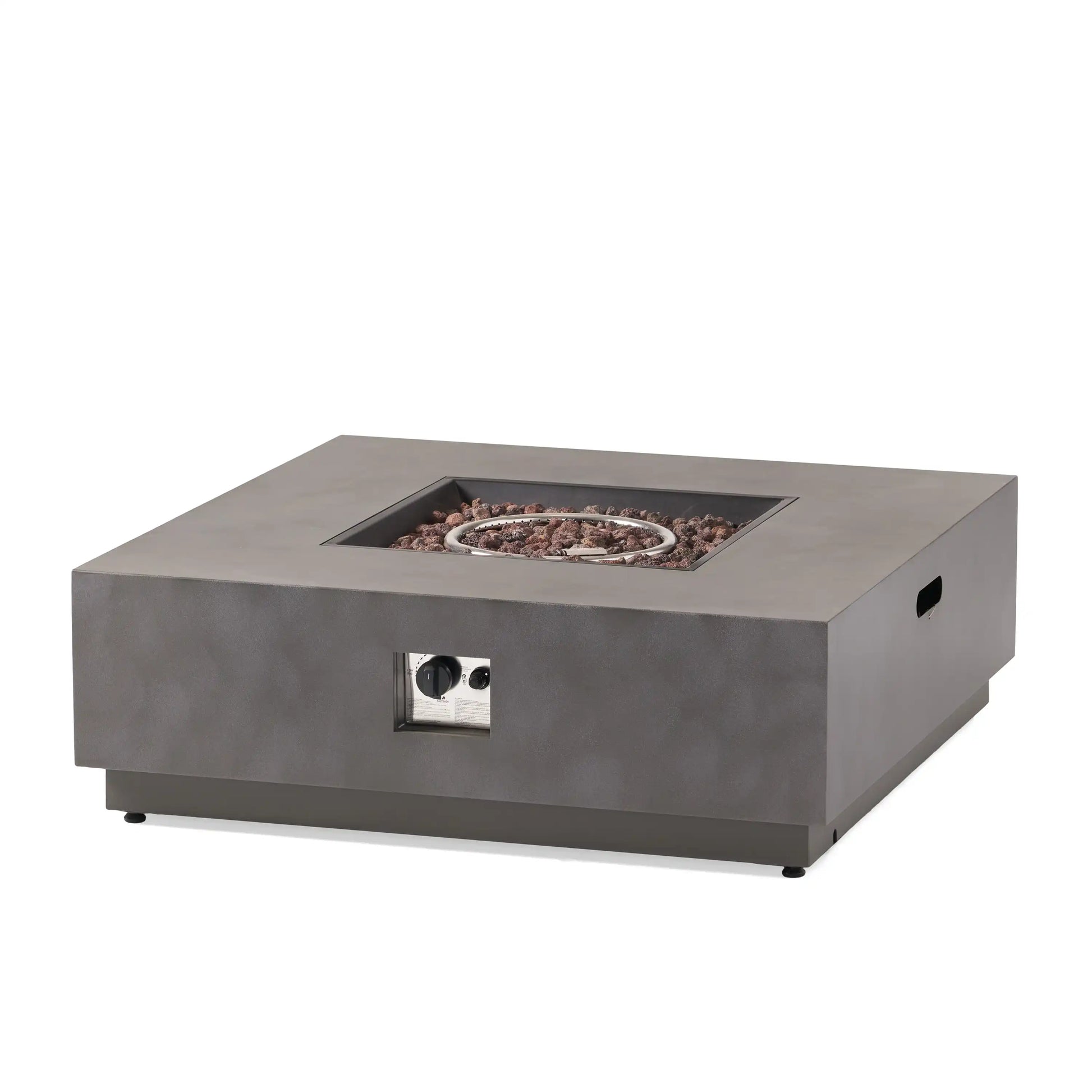 SQUARE Iron FIRE PIT-50 000 BTU - Best Buy Furniture