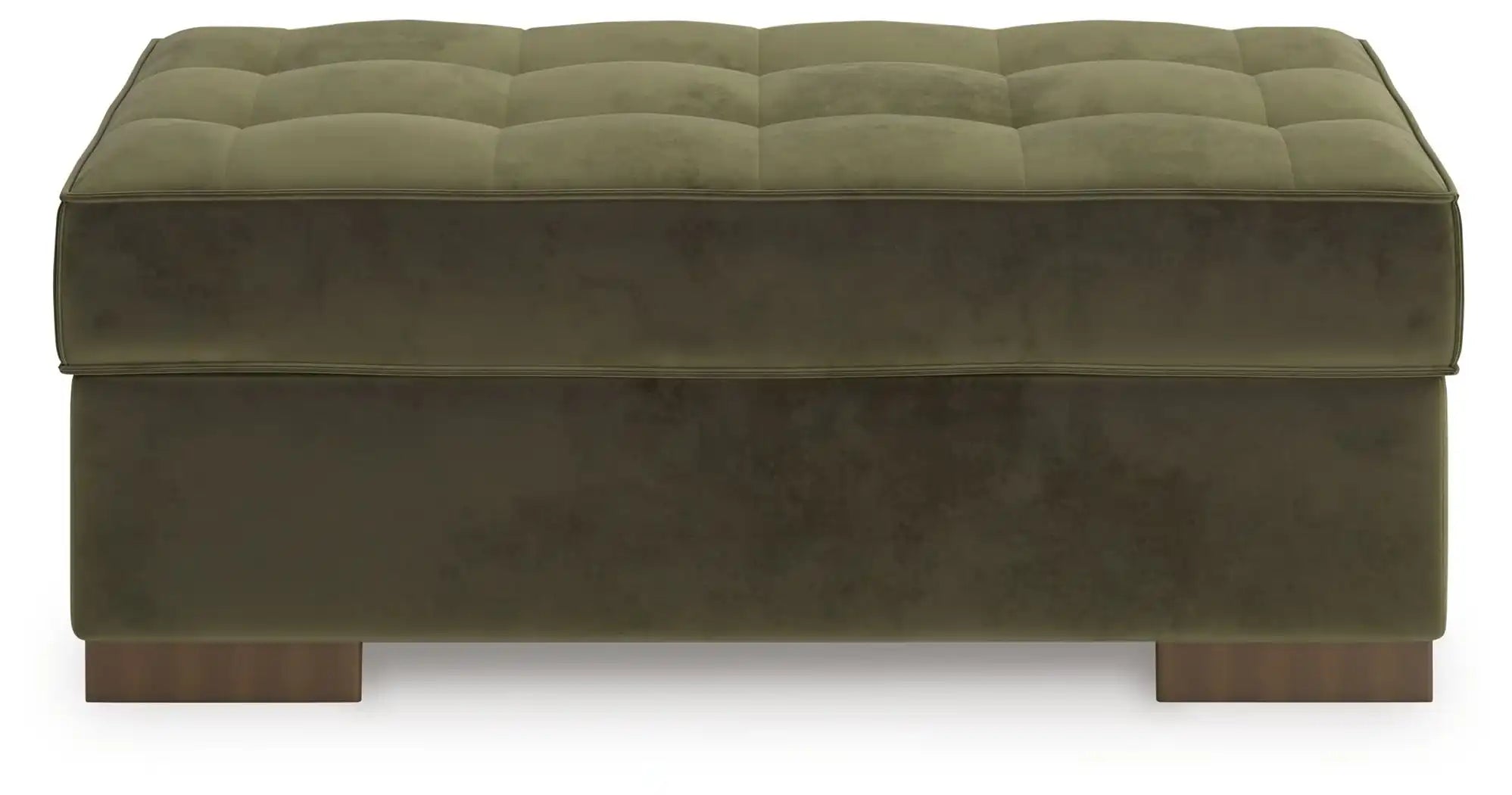 Caspian-Town - Oversized Accent Ottoman - Olive - Best Buy Furniture