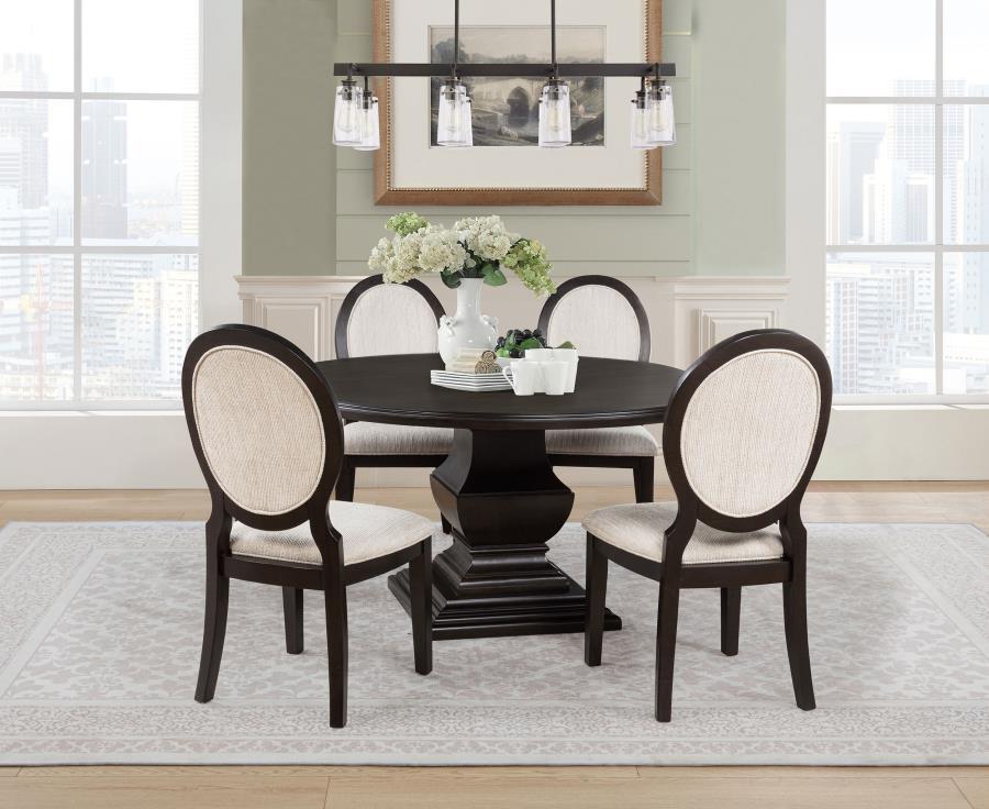 Twyla - Round Wood Dining Room Table Set - Best Buy Furniture