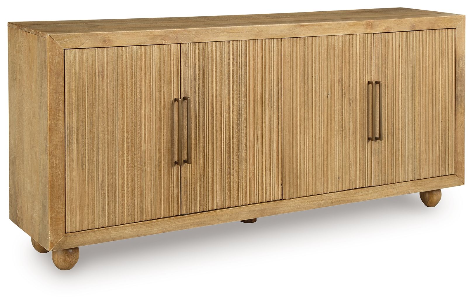 Niam - Accent Cabinet - Light Antique Beige - Best Buy Furniture