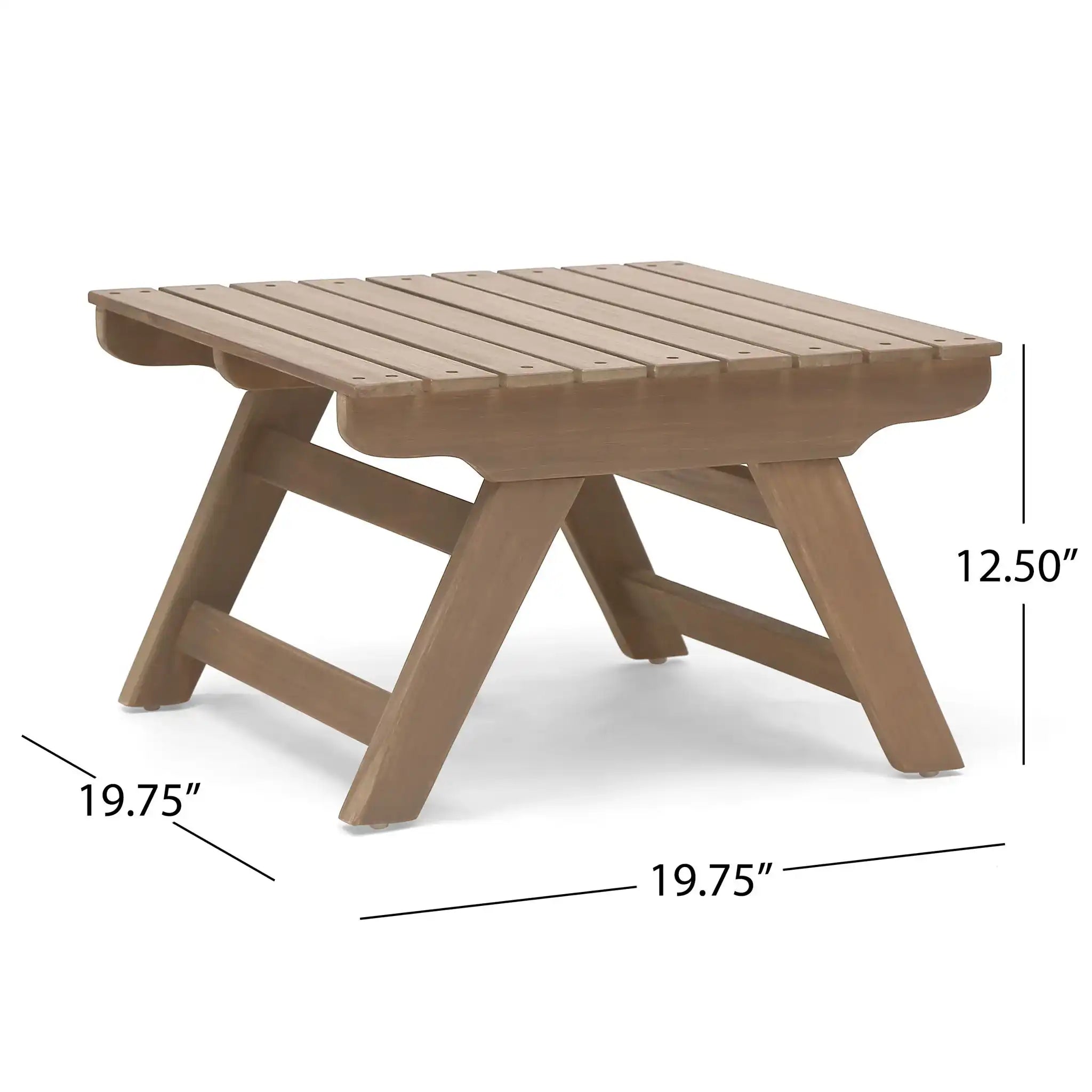 Sedona - Outdoor Side Table With Open Slat Design - Best Buy Furniture