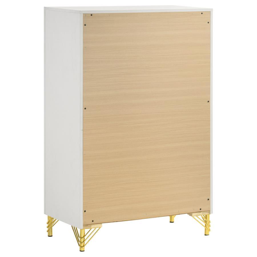 Lucia - Bedroom Set With Upholstered Wingback Panel Bed