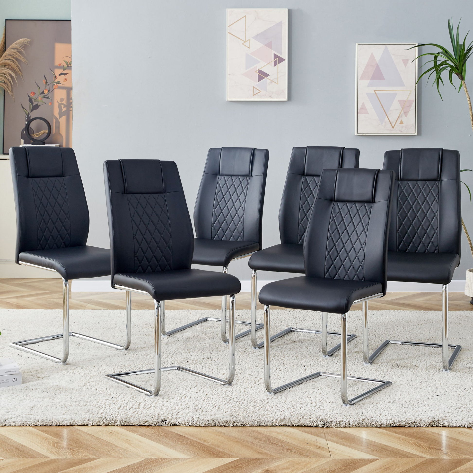 Modern Dining Chairs With Padded Seat, Metal Legs - Best Buy Furniture
