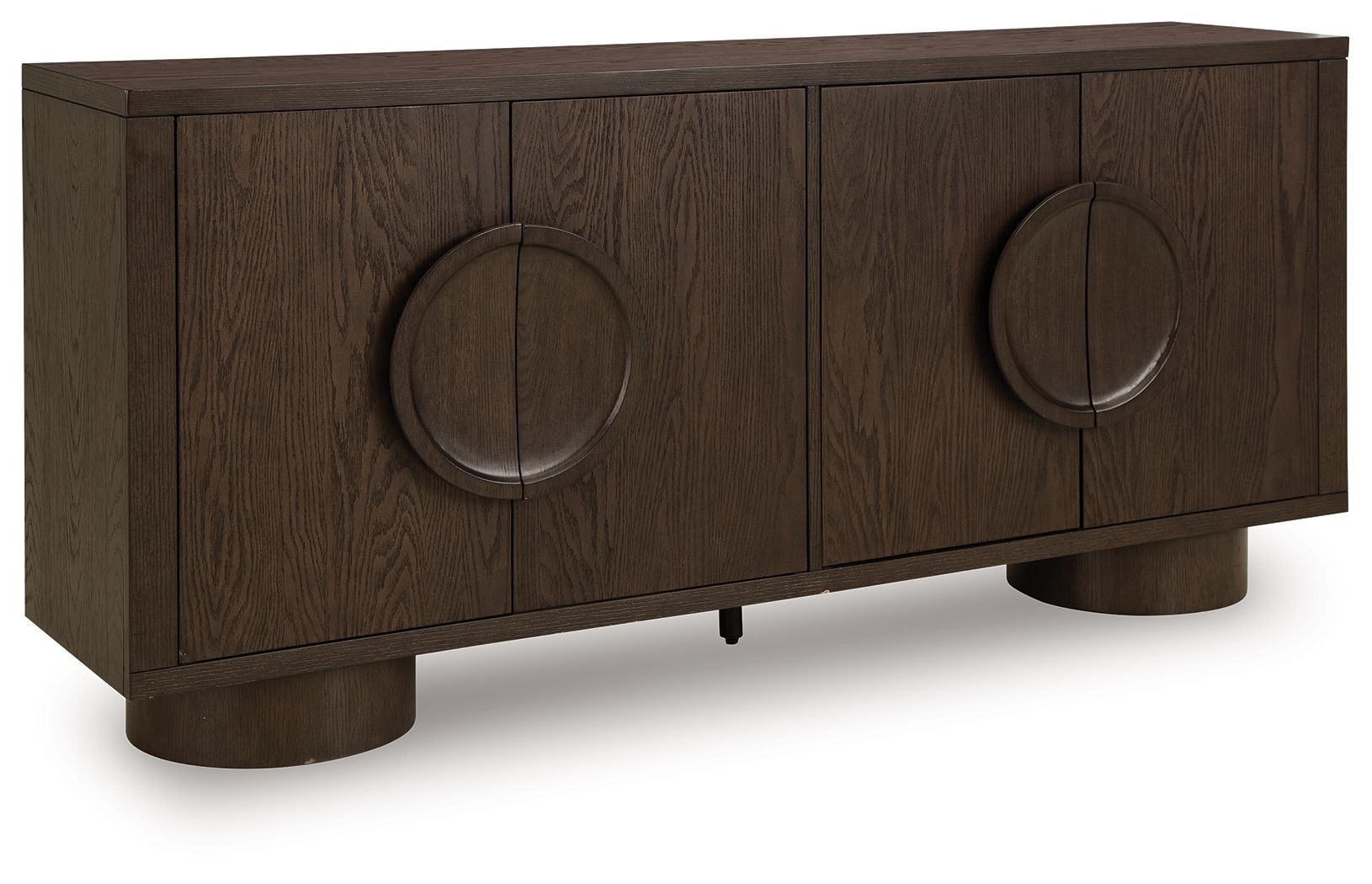 Veeda - Accent Cabinet - Dark Brown - Best Buy Furniture