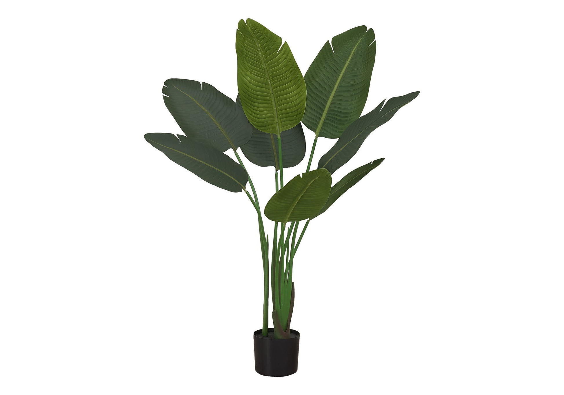 44" Tall, Artificial Plant, Bird Of Paradise Tree, Indoor, Faux, Fake, Floor, Greenery, Potted, Decorative - Green / Black - Best Buy Furniture