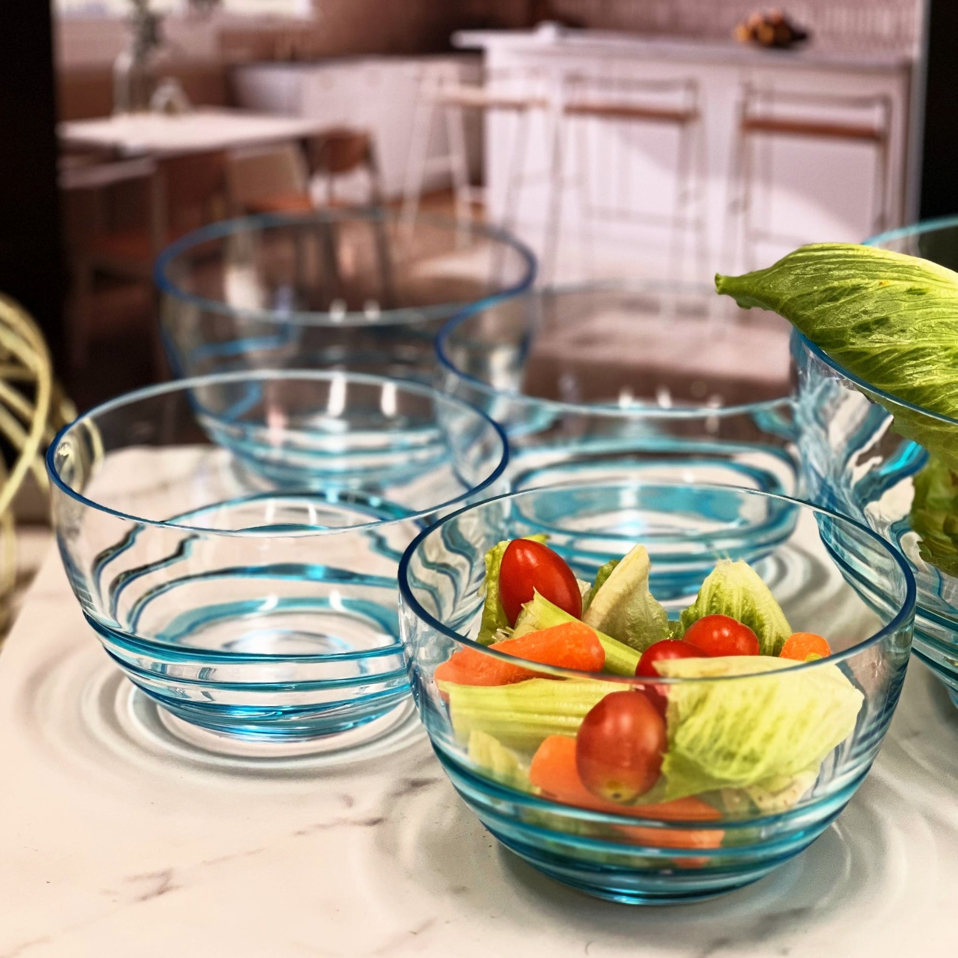 Swirl Acrylic Serving Bowls, Unbreakable - Best Buy Furniture