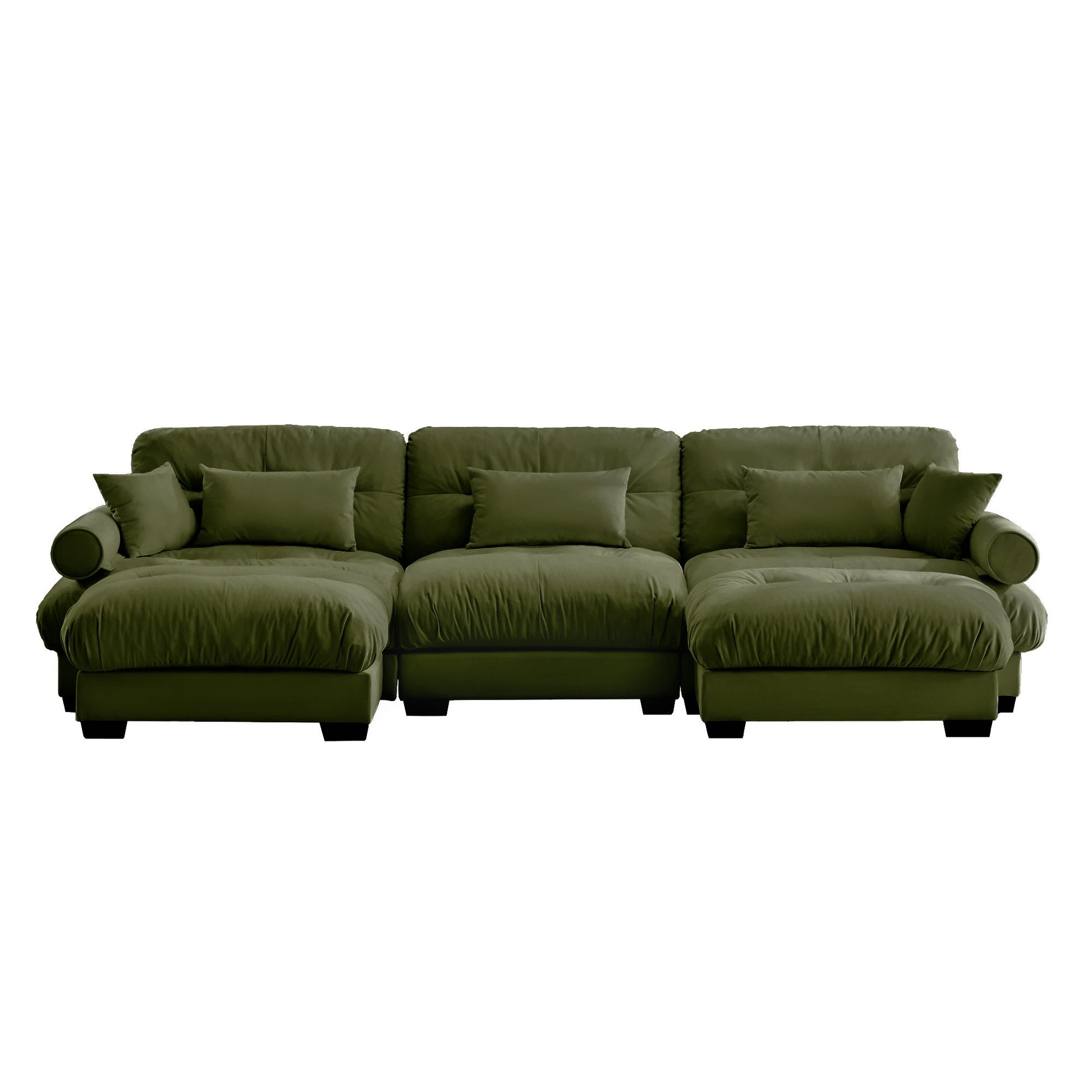 Super Comfort Oversized Modular Sectional Sofa With Movable Ottoman - Best Buy Furniture