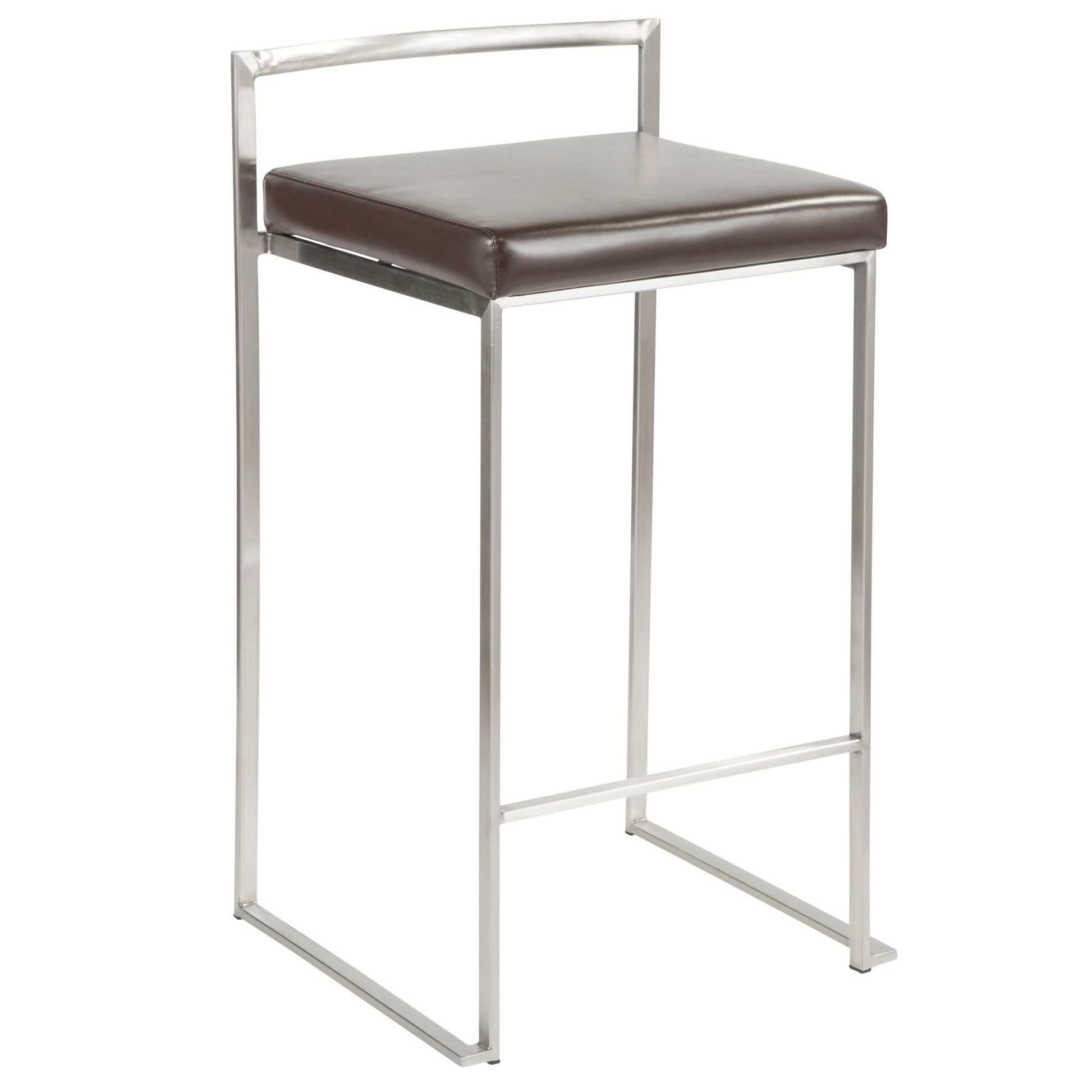 Fuji - Elegant Design Contemporary Stackable Counter Stool - Best Buy Furniture