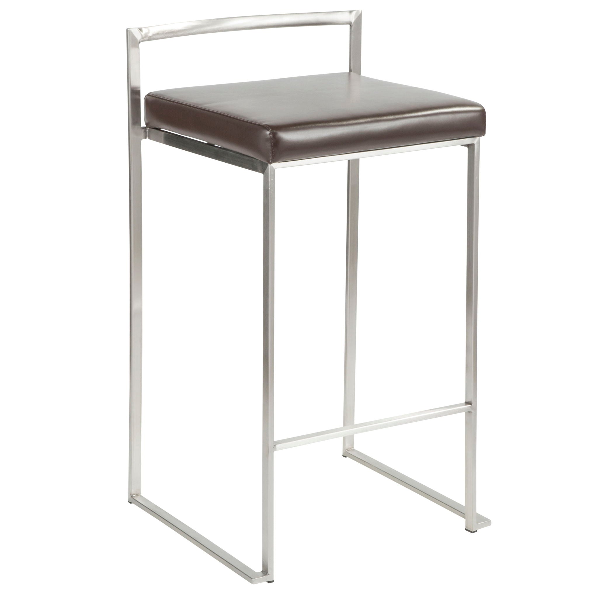 Fuji - Elegant Design Contemporary Stackable Counter Stool - Best Buy Furniture