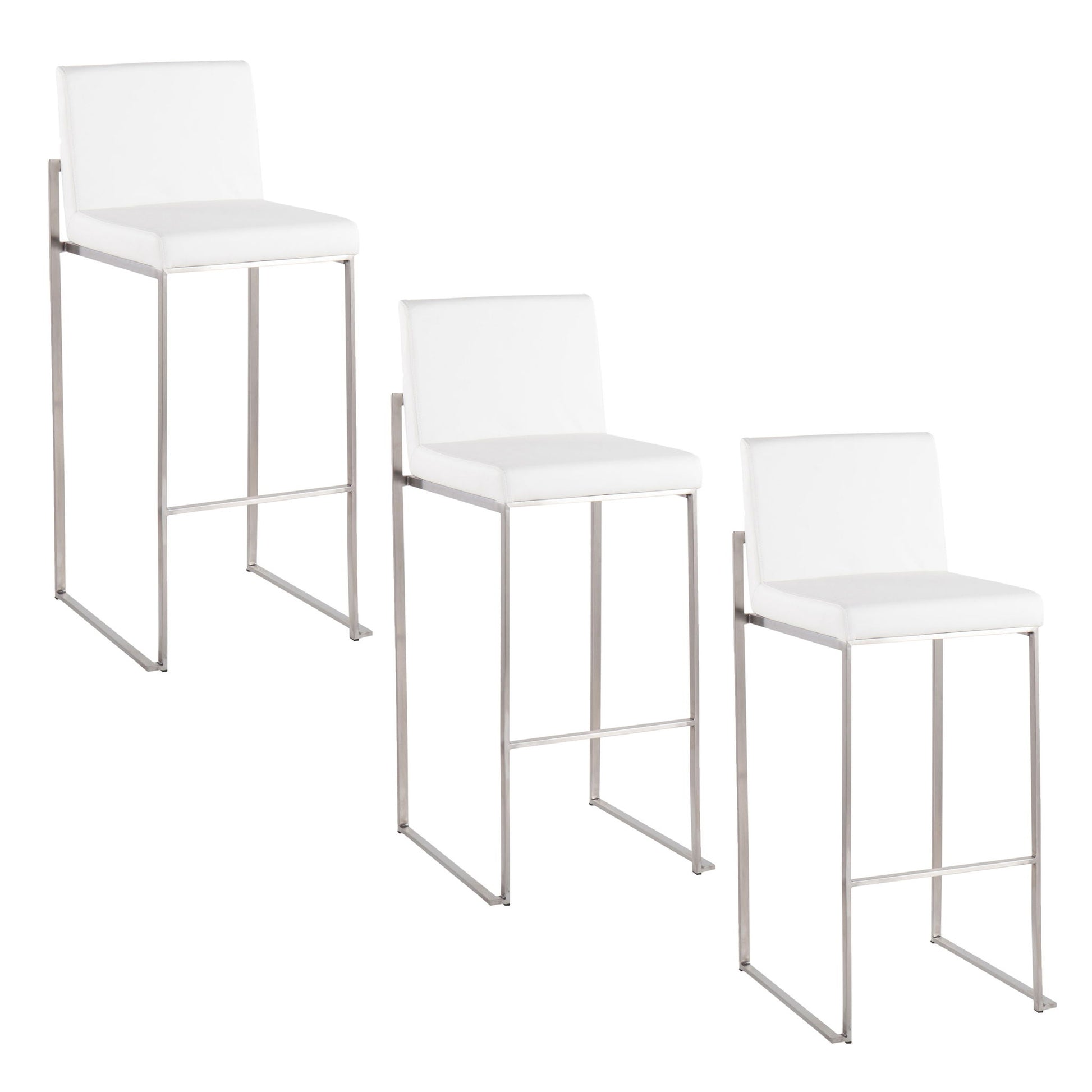 Fuji - Contemporary And Modern Elegance High Back Barstool - Best Buy Furniture