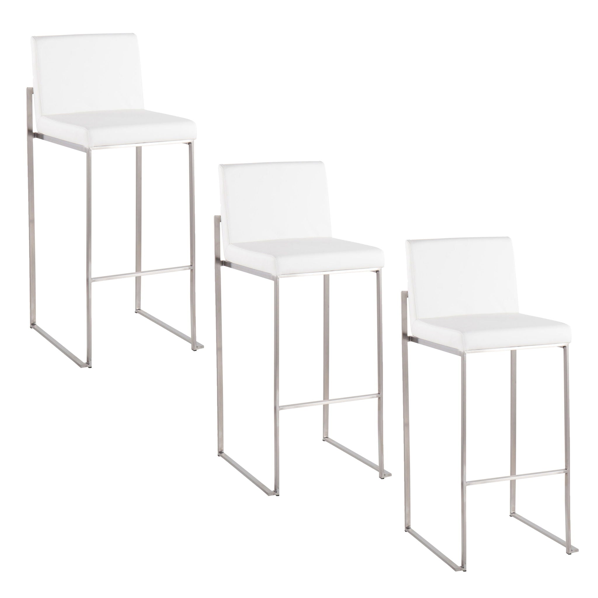 Fuji - Contemporary And Modern Elegance High Back Barstool - Best Buy Furniture