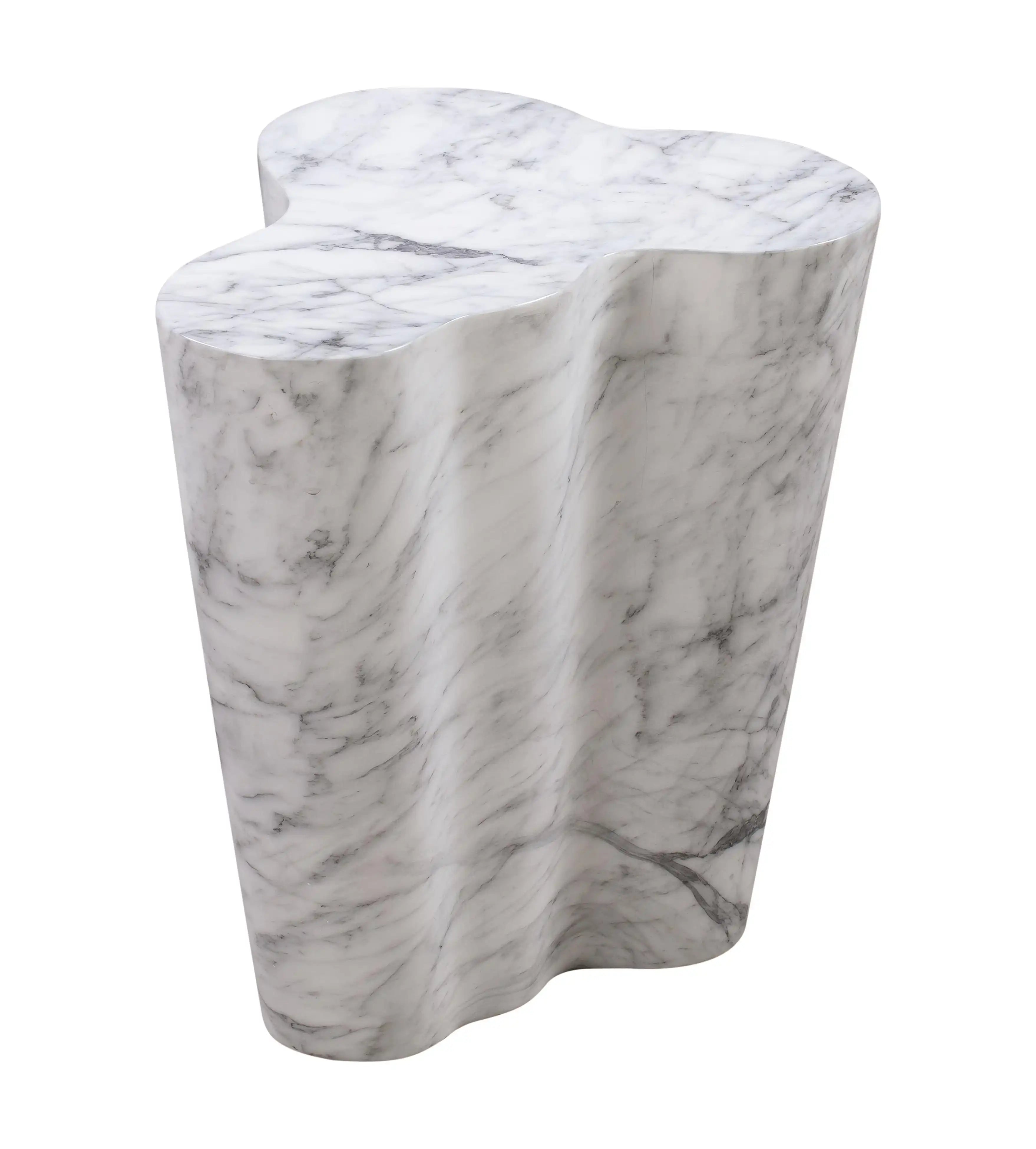 Slab - Marble Side Table - Best Buy Furniture