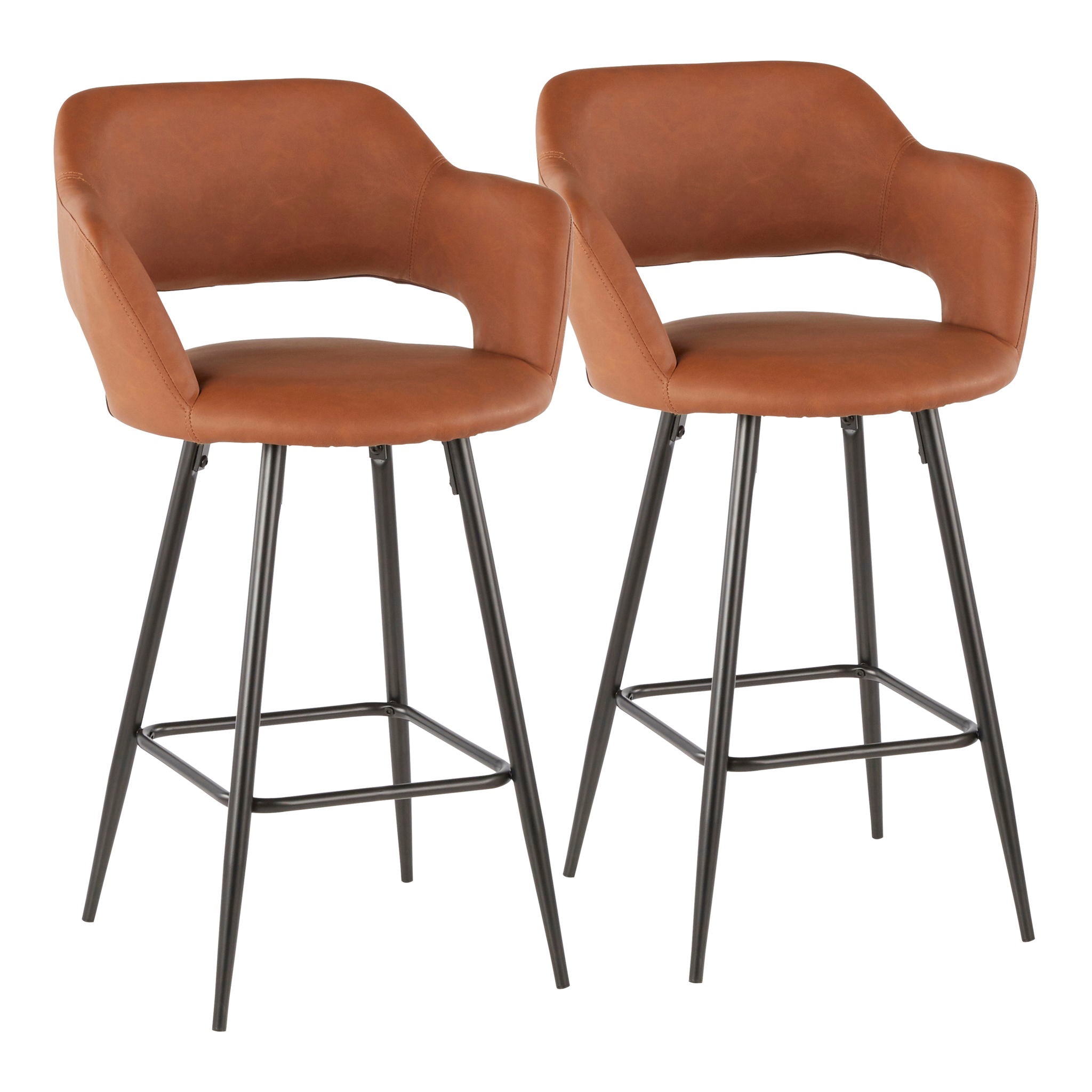 Margarite - Contemporary Counter Stool (Set of 2) - Best Buy Furniture