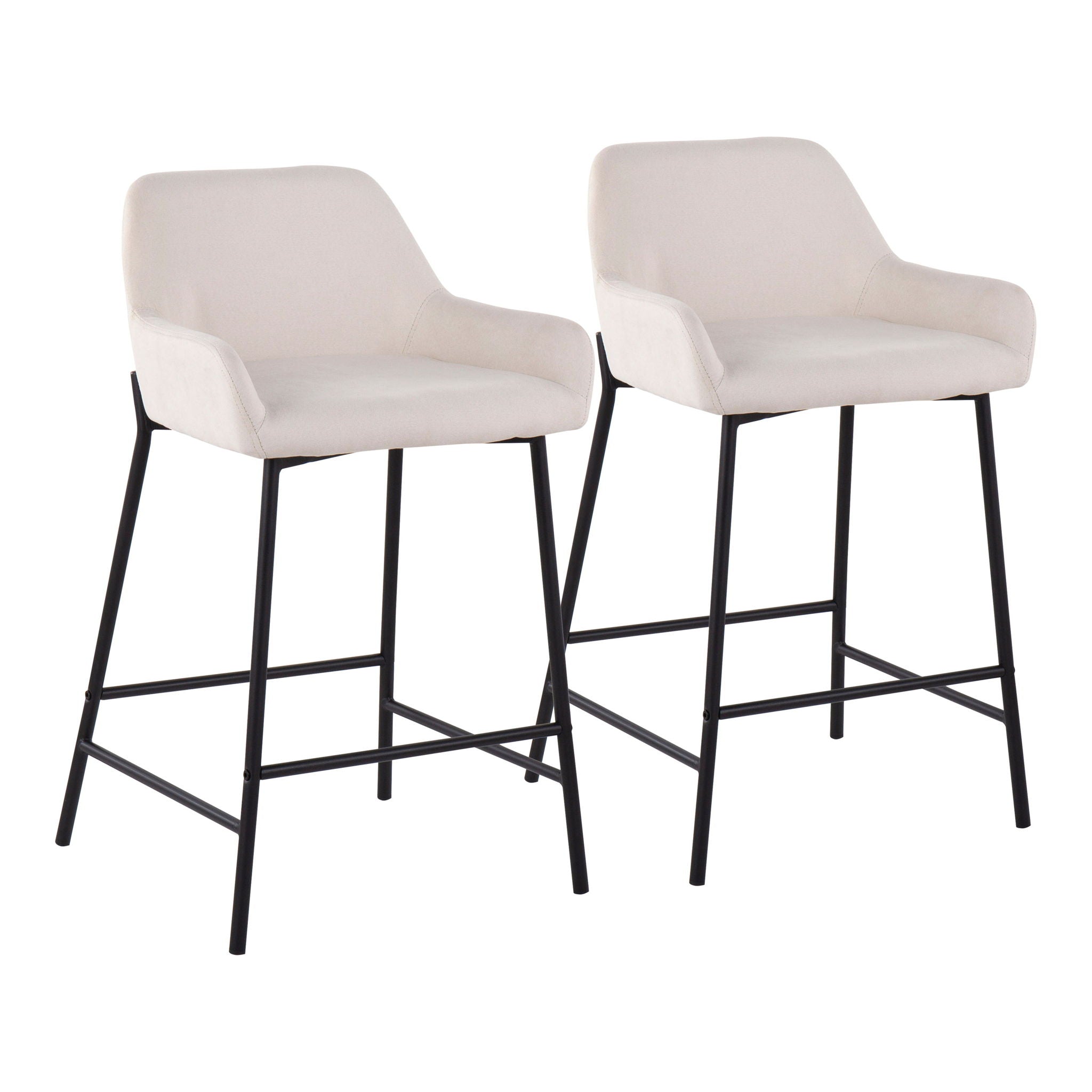 Daniella - Industrial Fixed Height Counter Stool (Set of 2) - Best Buy Furniture