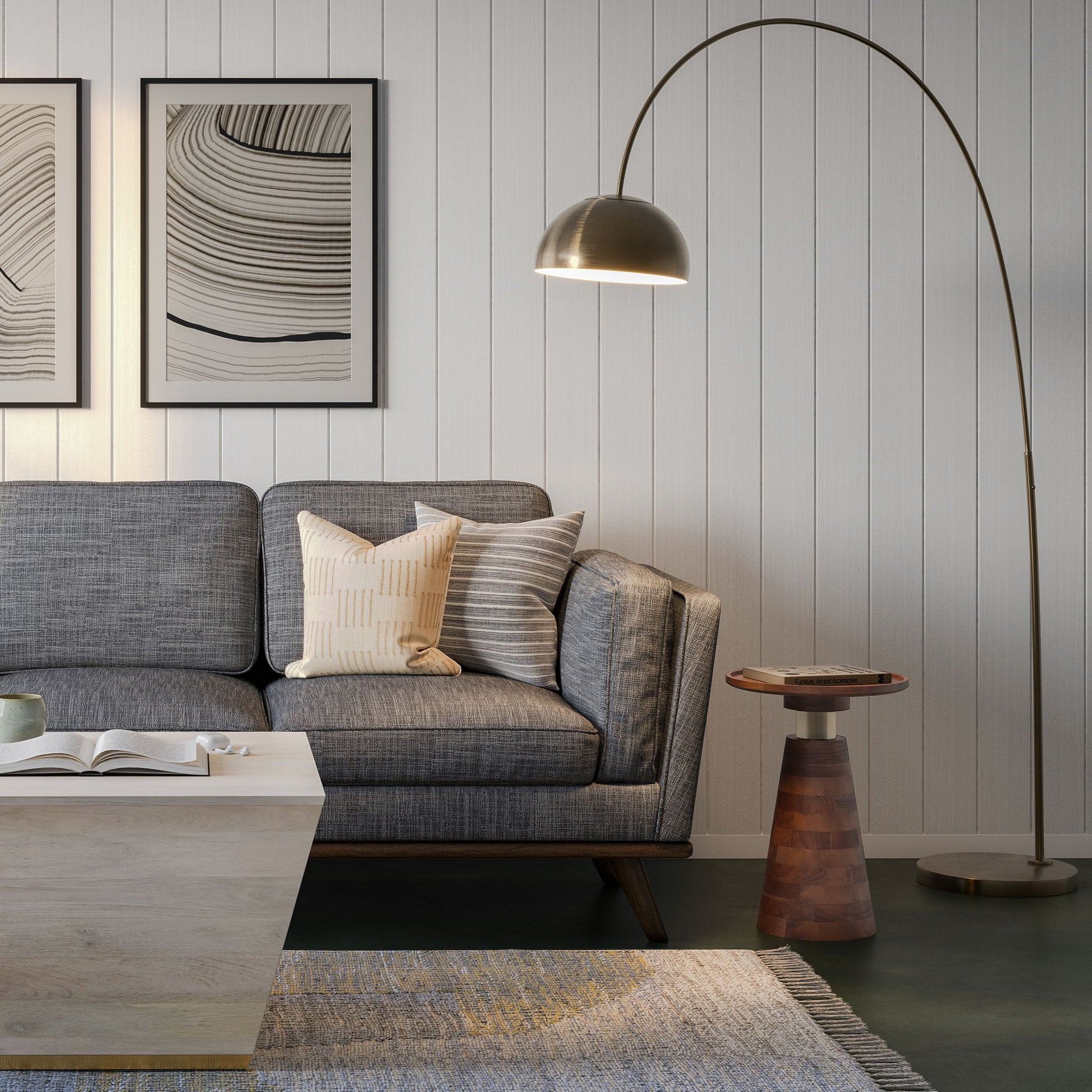 Kramer - Side Table - Cognac - Best Buy Furniture