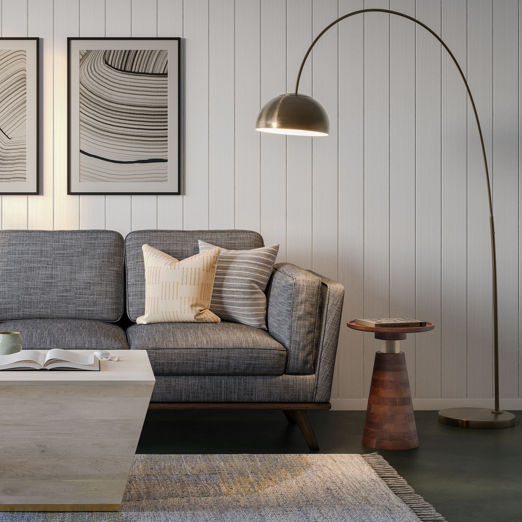 Kramer - Side Table - Cognac - Best Buy Furniture