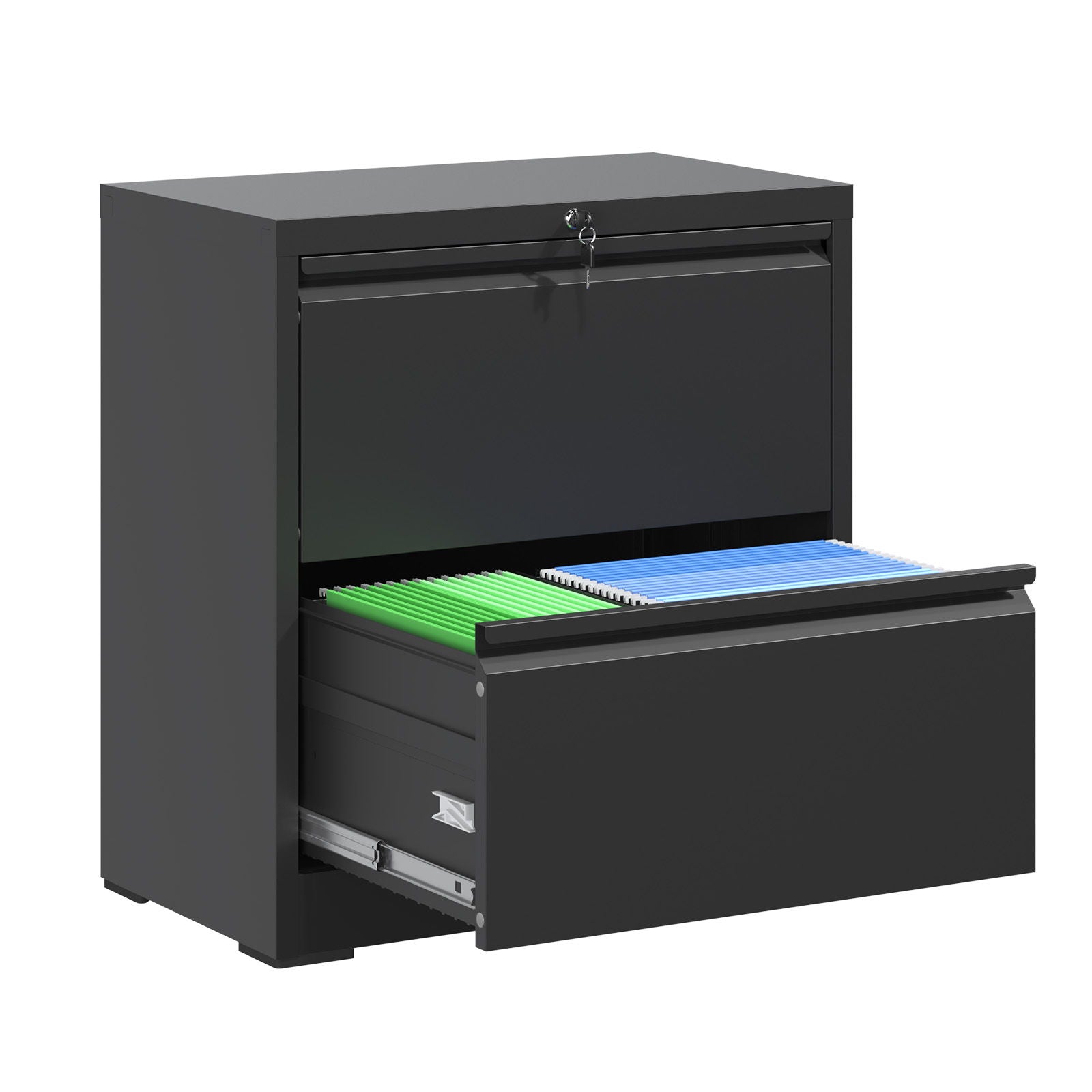 Premium Drawer Metal Lateral File Cabinet With Lock - Best Buy Furniture
