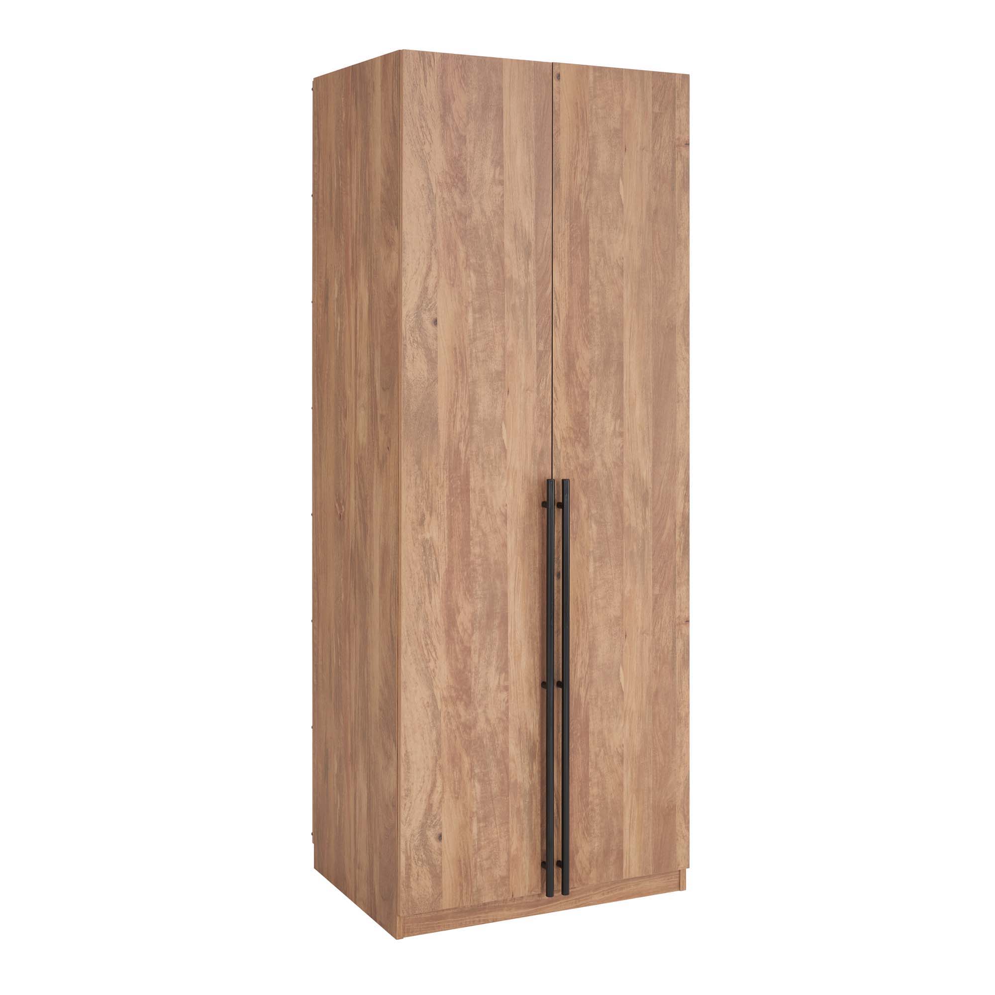 Lee - Free Standing Wardrobe Closet With Drawers And Shelves