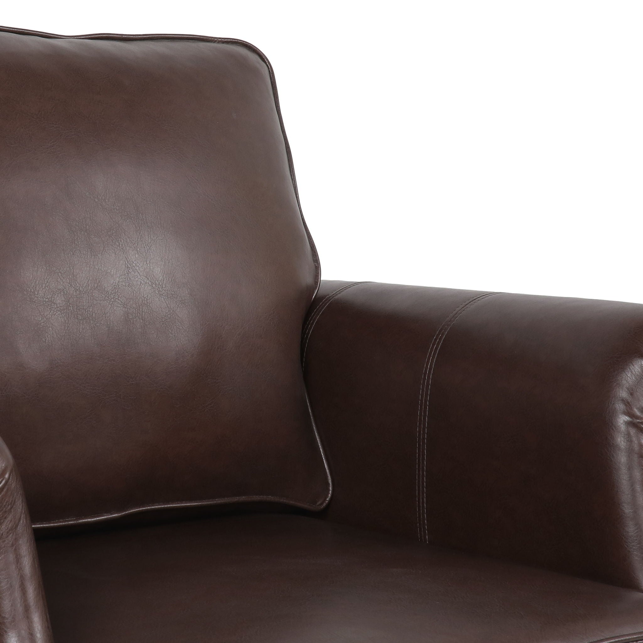 Contemporary Club Chair With Nailhead Trim And Rolled Armrests - Best Buy Furniture