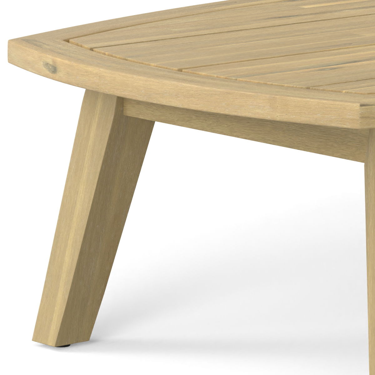 Parkside - Outdoor Coffee Table - Light Teak - Best Buy Furniture