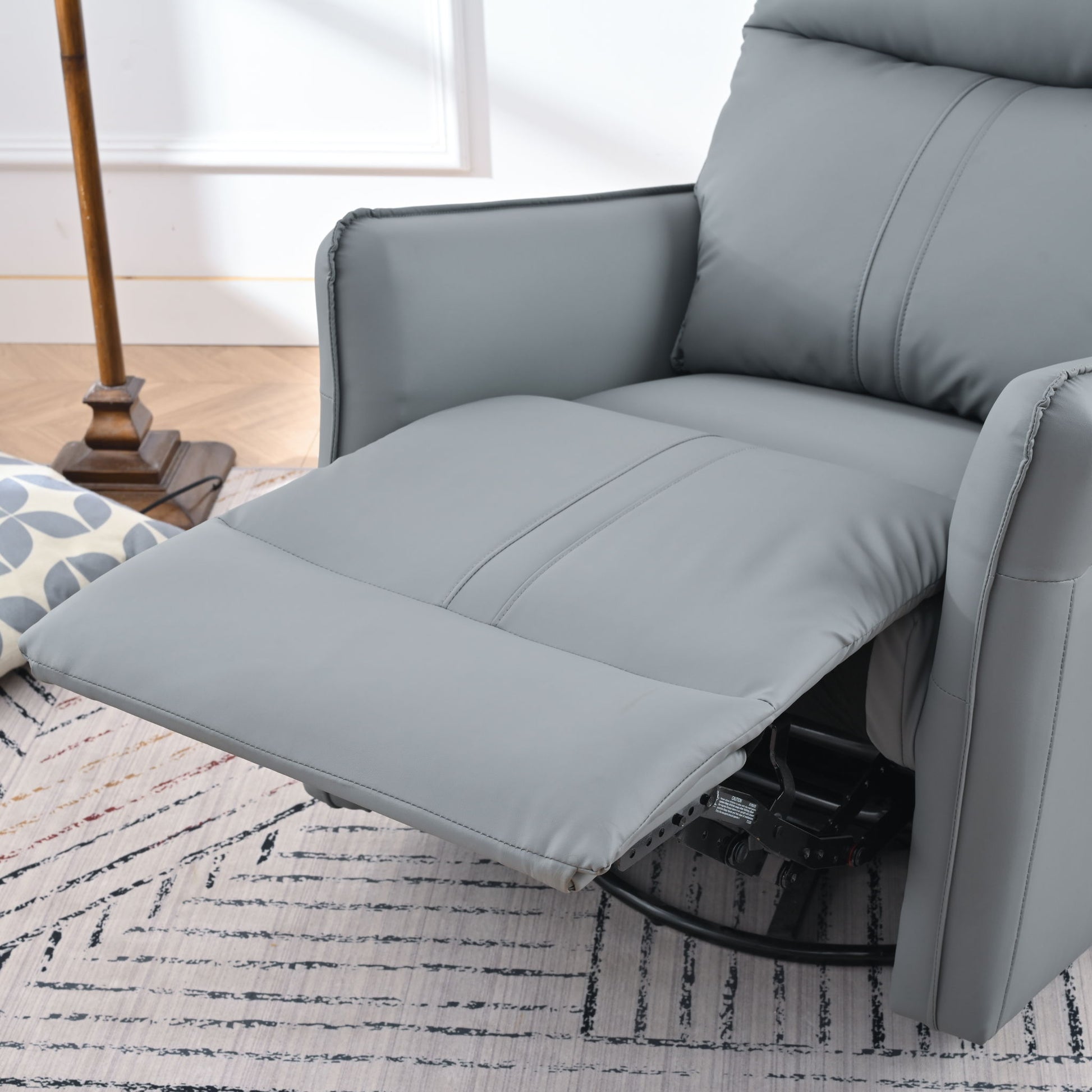 360° Modern Small Rocking Swivel Recliner Chair With Side Pocket - Best Buy Furniture