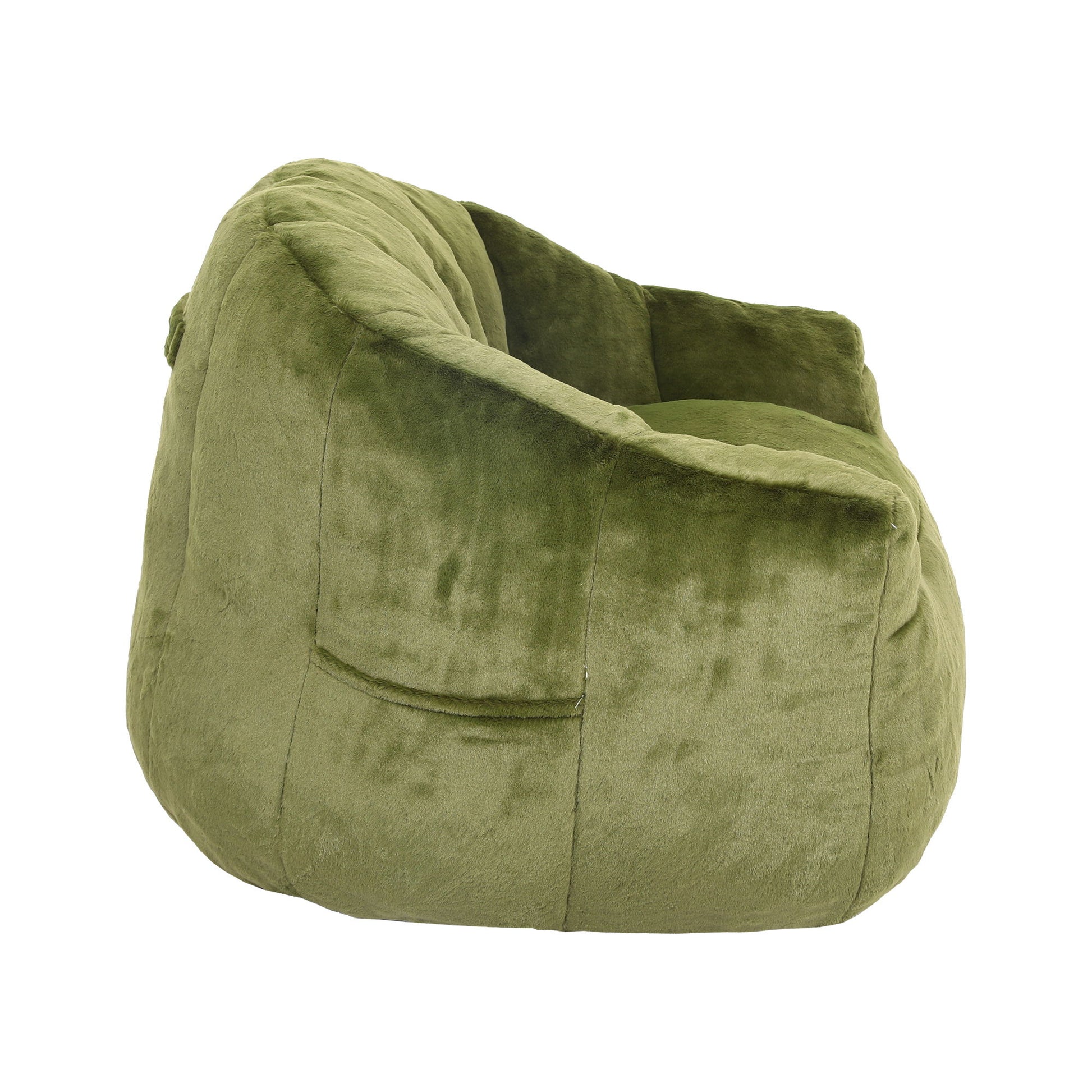 Beanbag Chair, Beanbag Sofa Chair With Armrests Stuffed High Density Foam - Best Buy Furniture