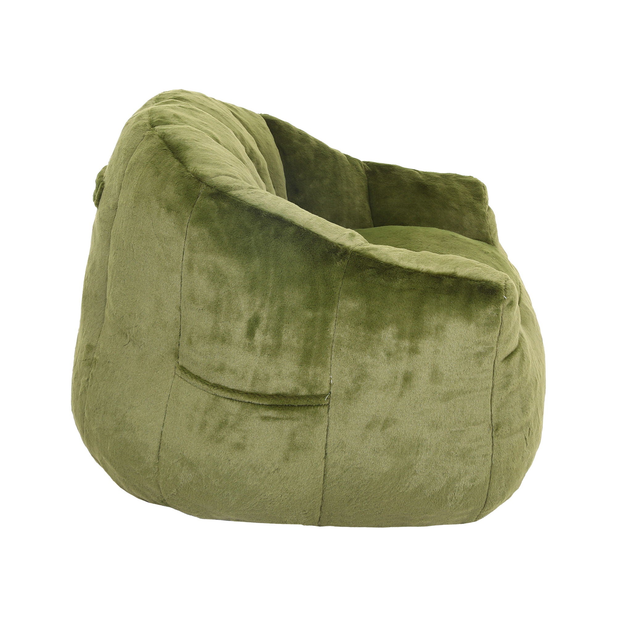 Beanbag Chair, Beanbag Sofa Chair With Armrests Stuffed High Density Foam - Best Buy Furniture