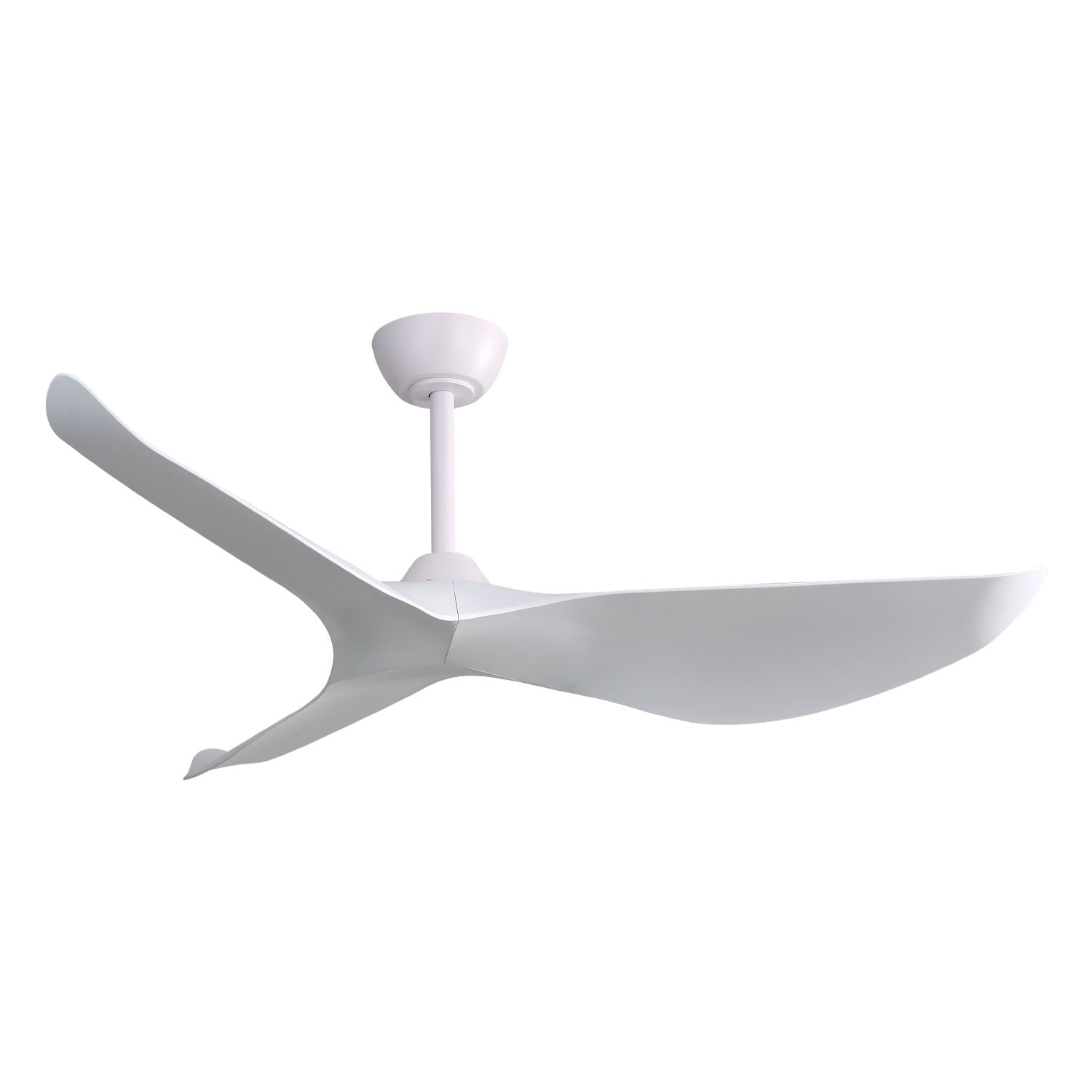 Indoor Ceiling Fan Without Light, 6 Speeds Reversible DC Motor, 3 ABS Blade Ceiling Fan White For Bedroom - White - Best Buy Furniture