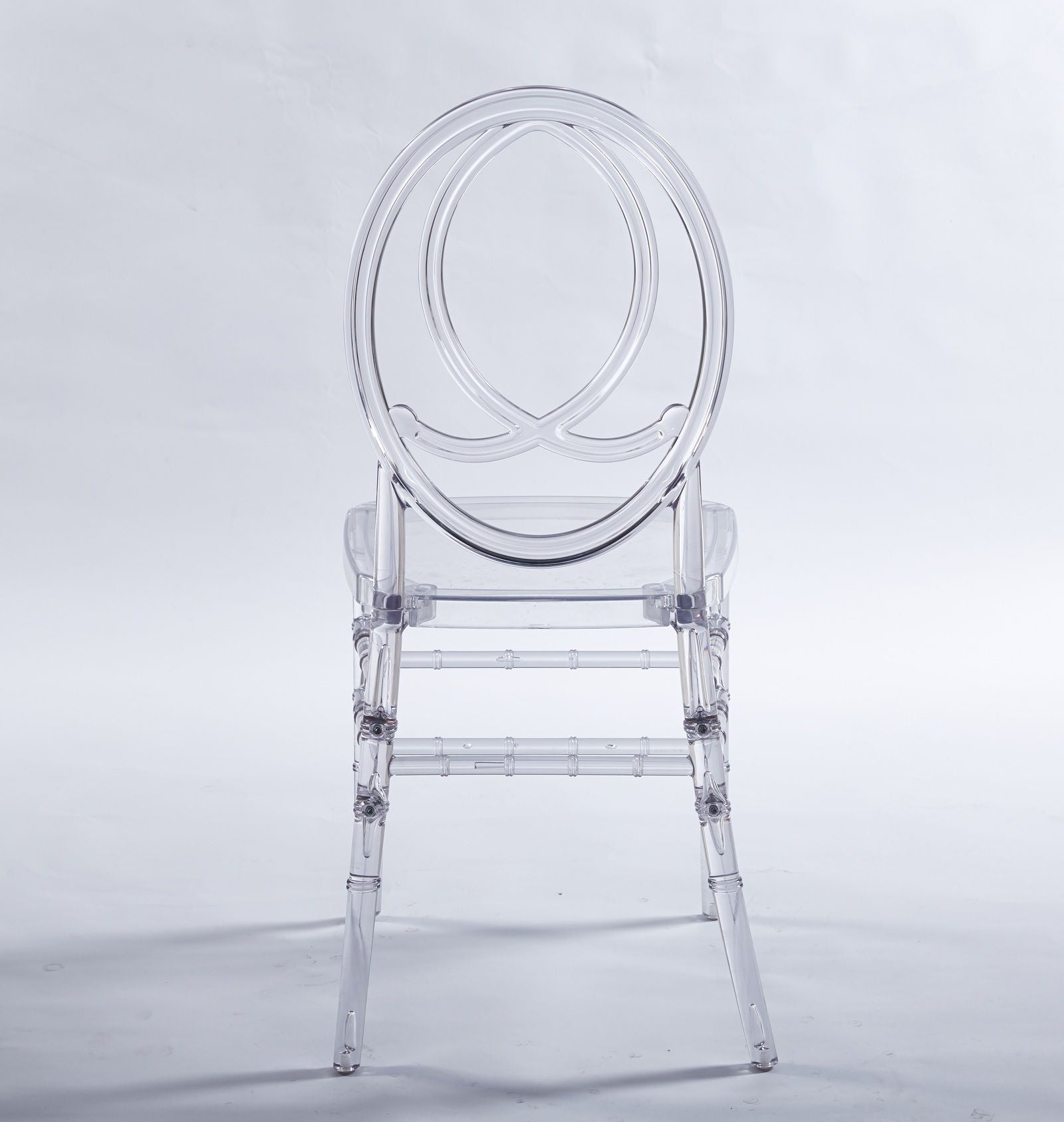Dining Chair, Plastic Seat, Welding Chair (Set of 4) - Transparent - Best Buy Furniture