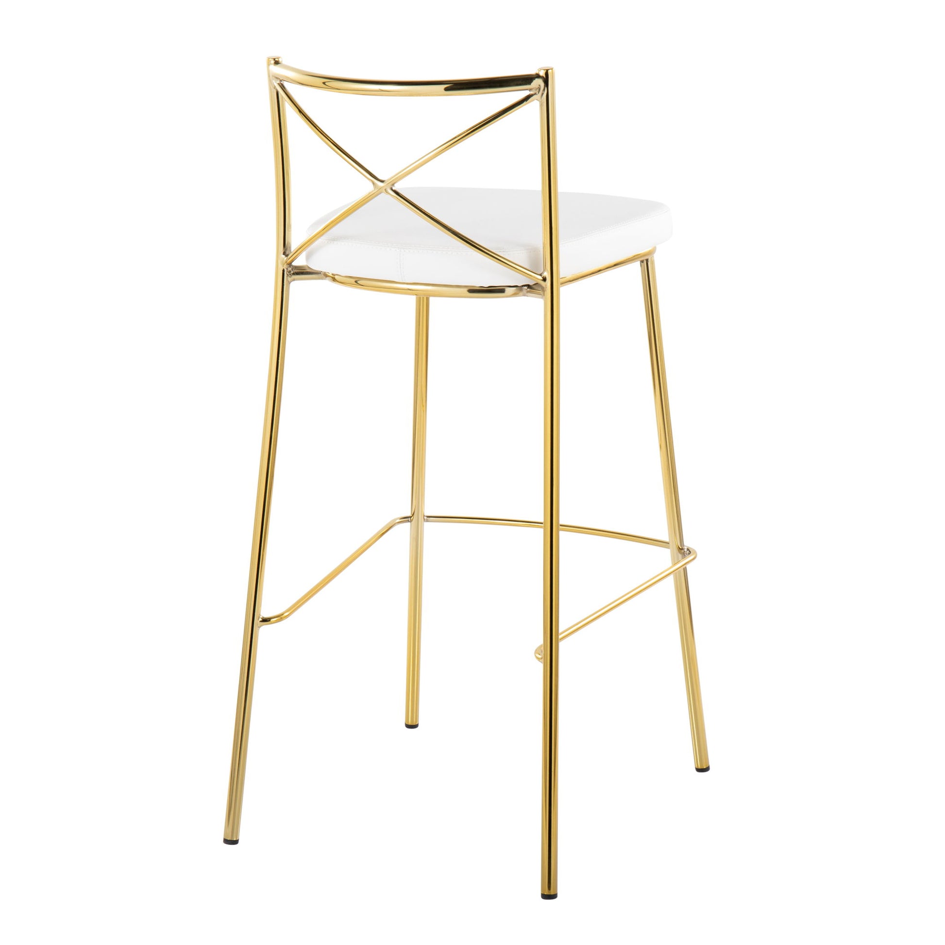 Modern Charlotte - Contemporary Fixed Height Barstool (Set of 2) - Best Buy Furniture